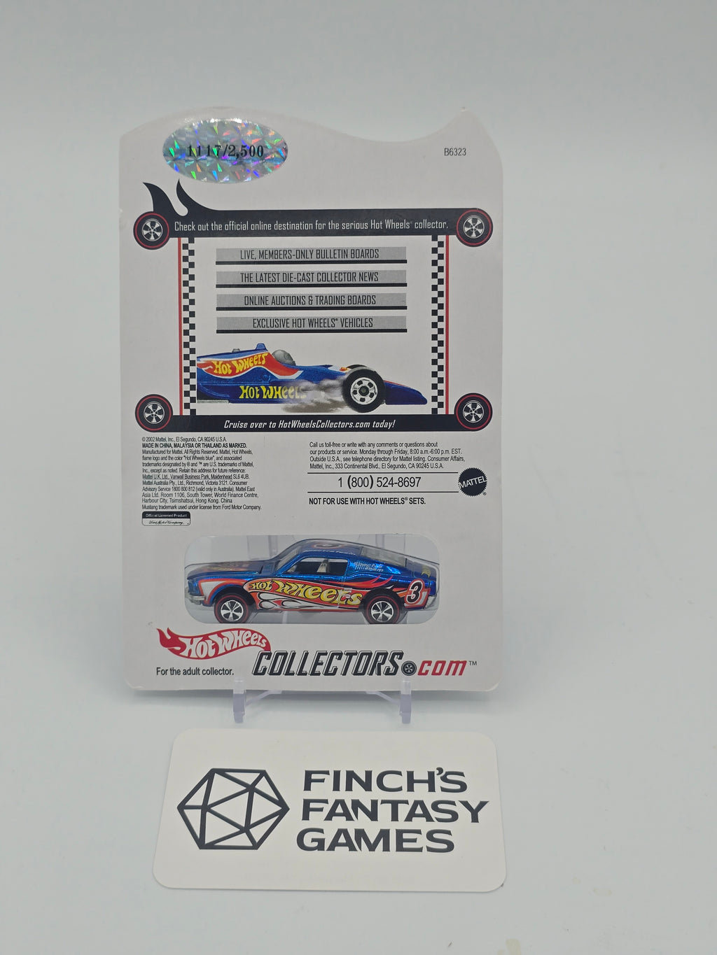 Hot Wheels RLC Ed Watts Racing Series Mustang Limited #1117/2500