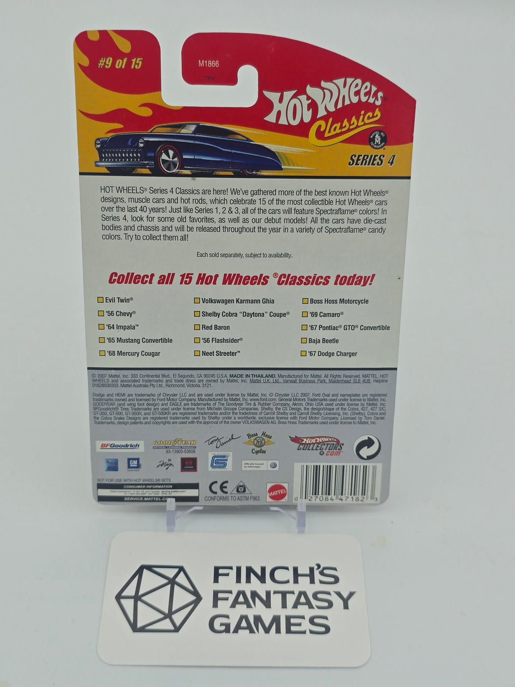 Hot Wheels Classics Series 4 1:64 '56 Flashsider & '56 Ford Truck Blue