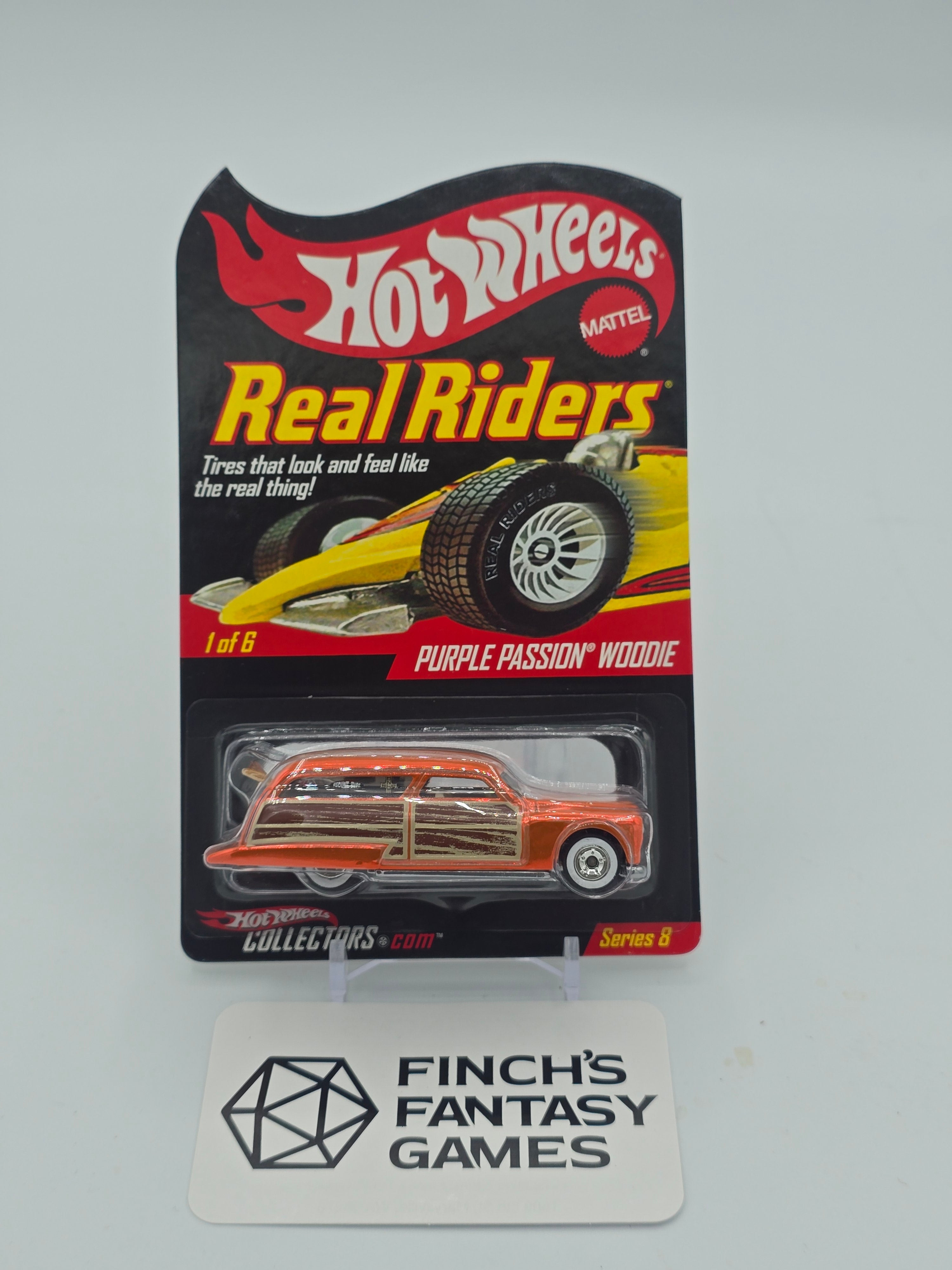 Hot Wheels Purple Passion Woodie Real Riders Series 8 Limited #6095/8500