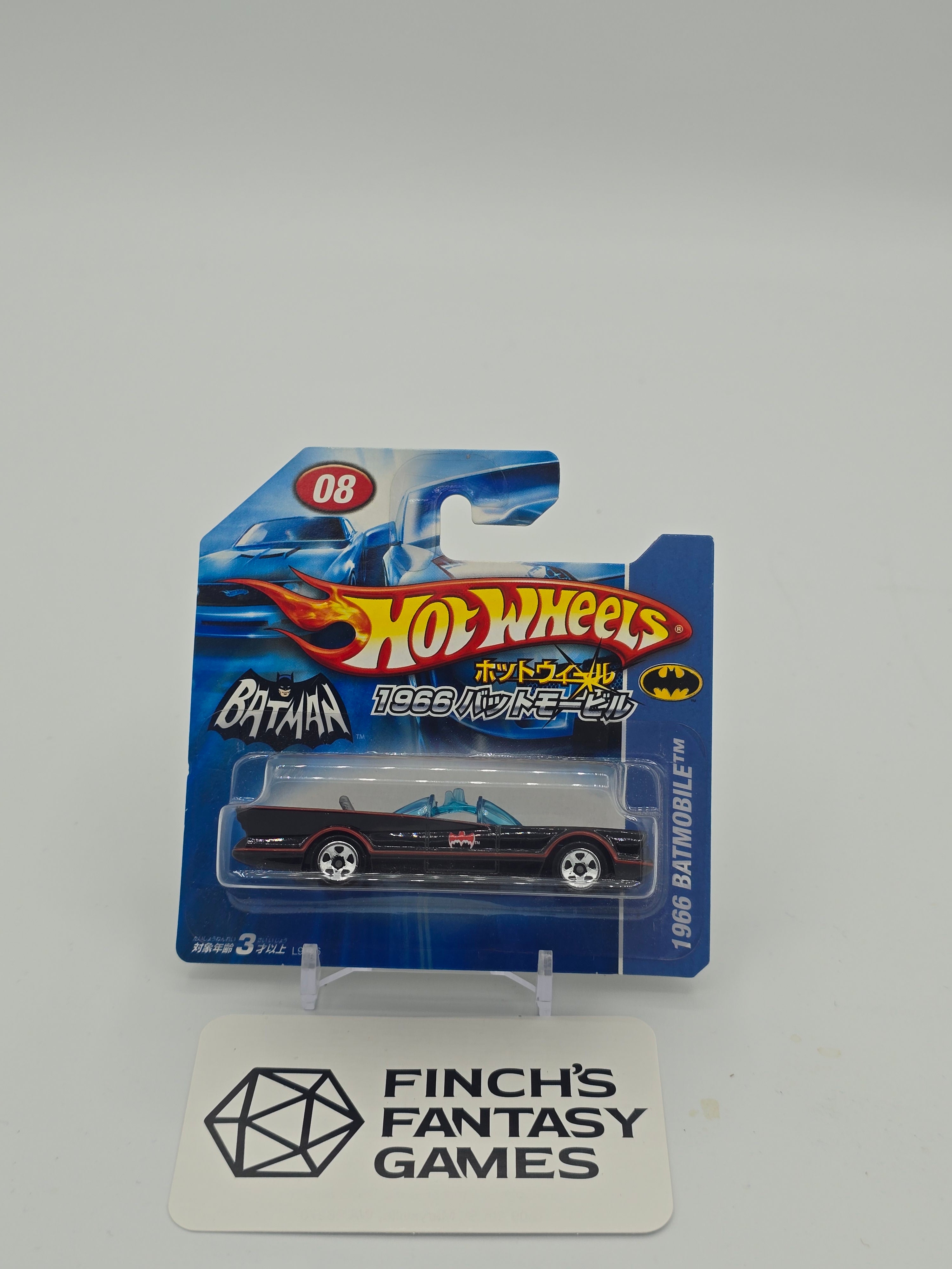 Hot Wheels 1966 TV Series Batmobile 2007 Japanese Short Card