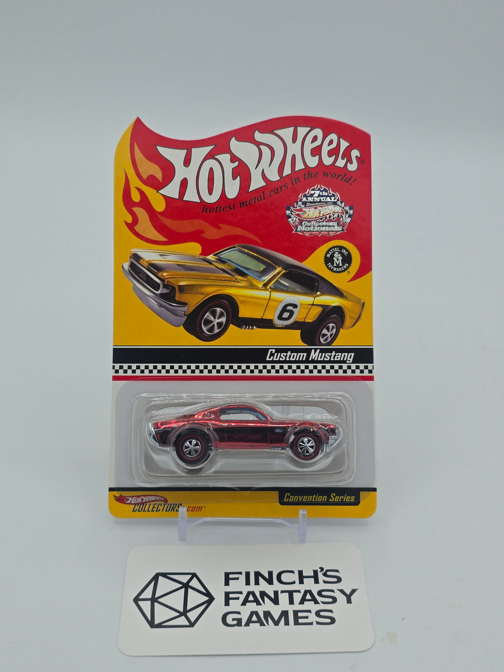 Hot Wheels 7th Annual Collectors Nationals Custom Mustang 2007 Limited #178/10000 *Low Number