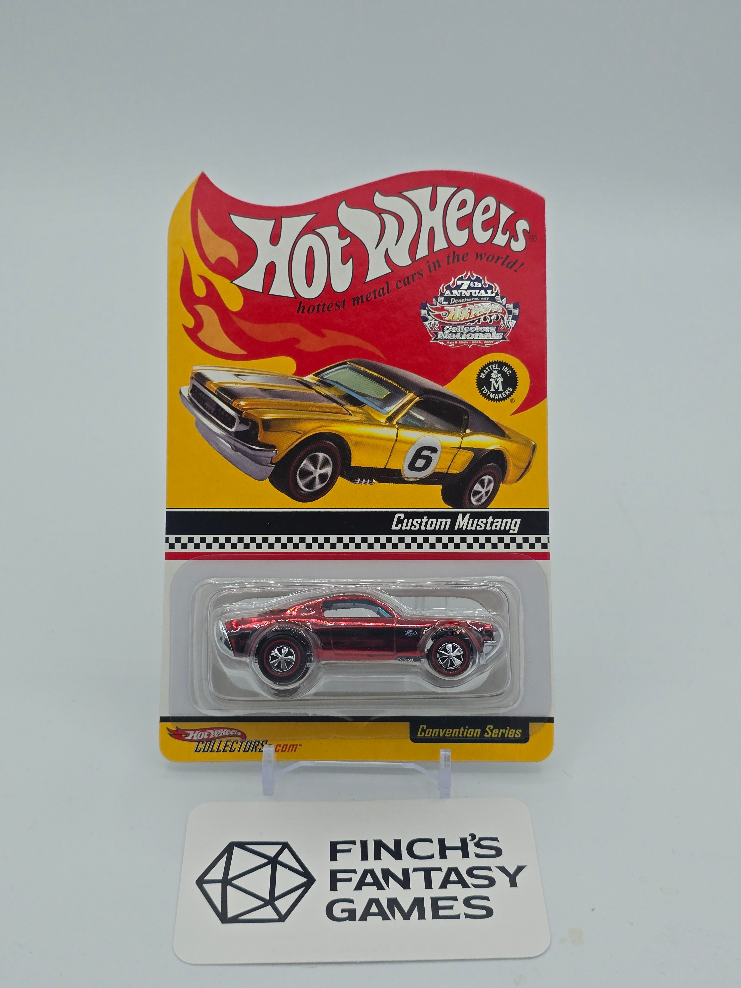 Hot Wheels 7th Annual Collectors Nationals Custom Mustang 2007 Limited #178/10000 *Low Number