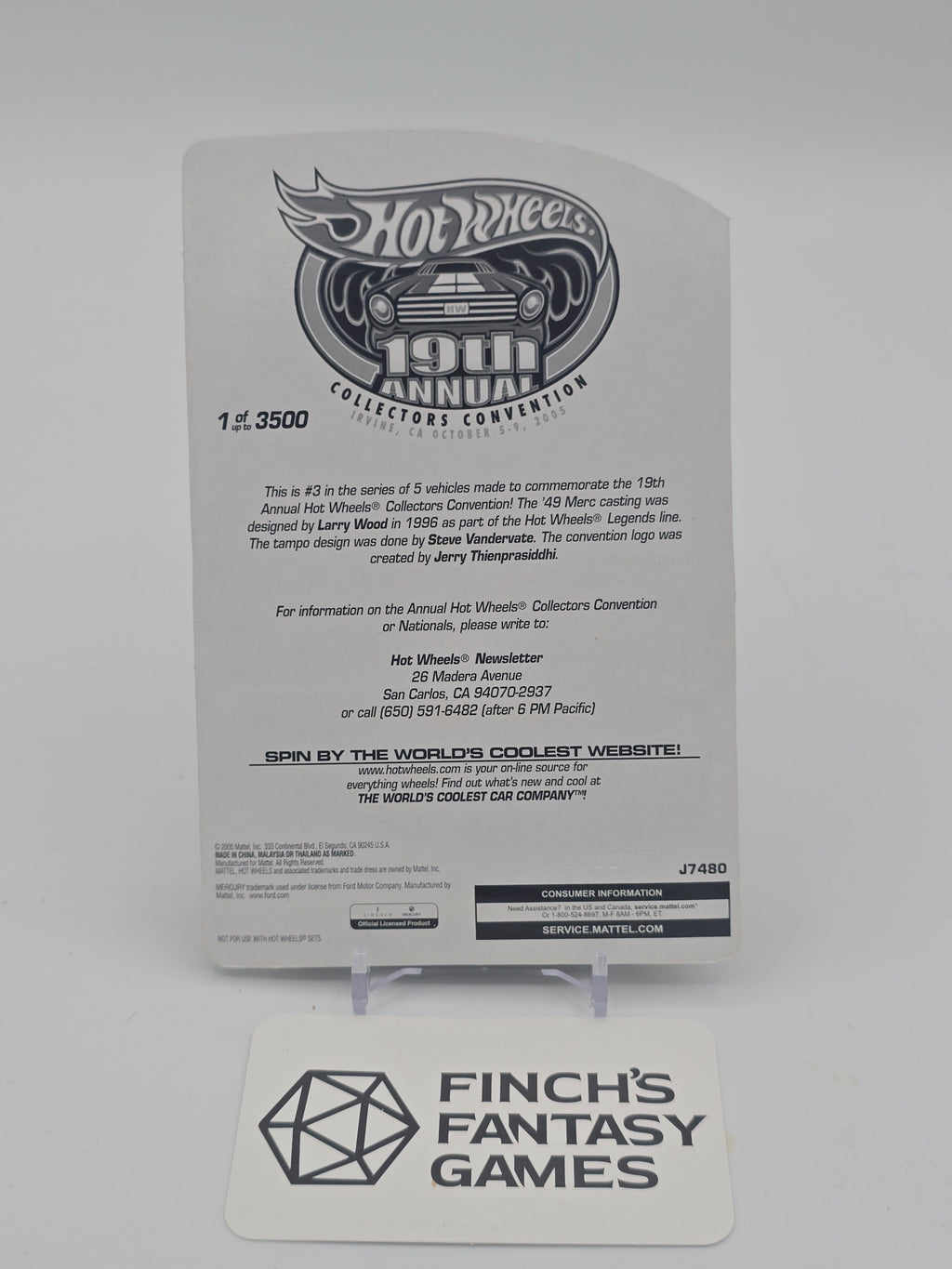 Hot Wheels 19th Annual Collectors Convention '49 Merc 2005