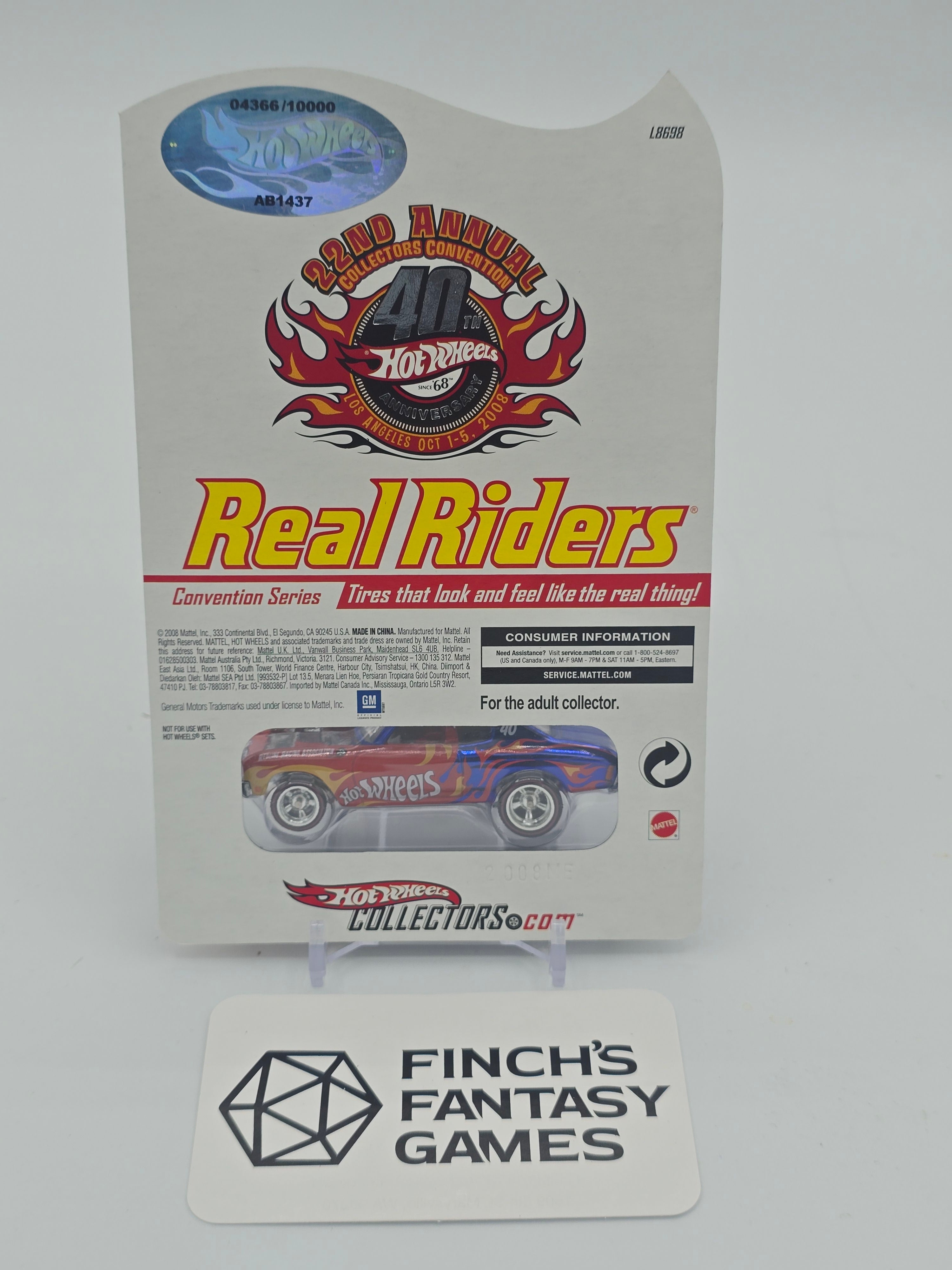 Hot Wheels Real Riders SS Express 2008 Limited #4366/10000