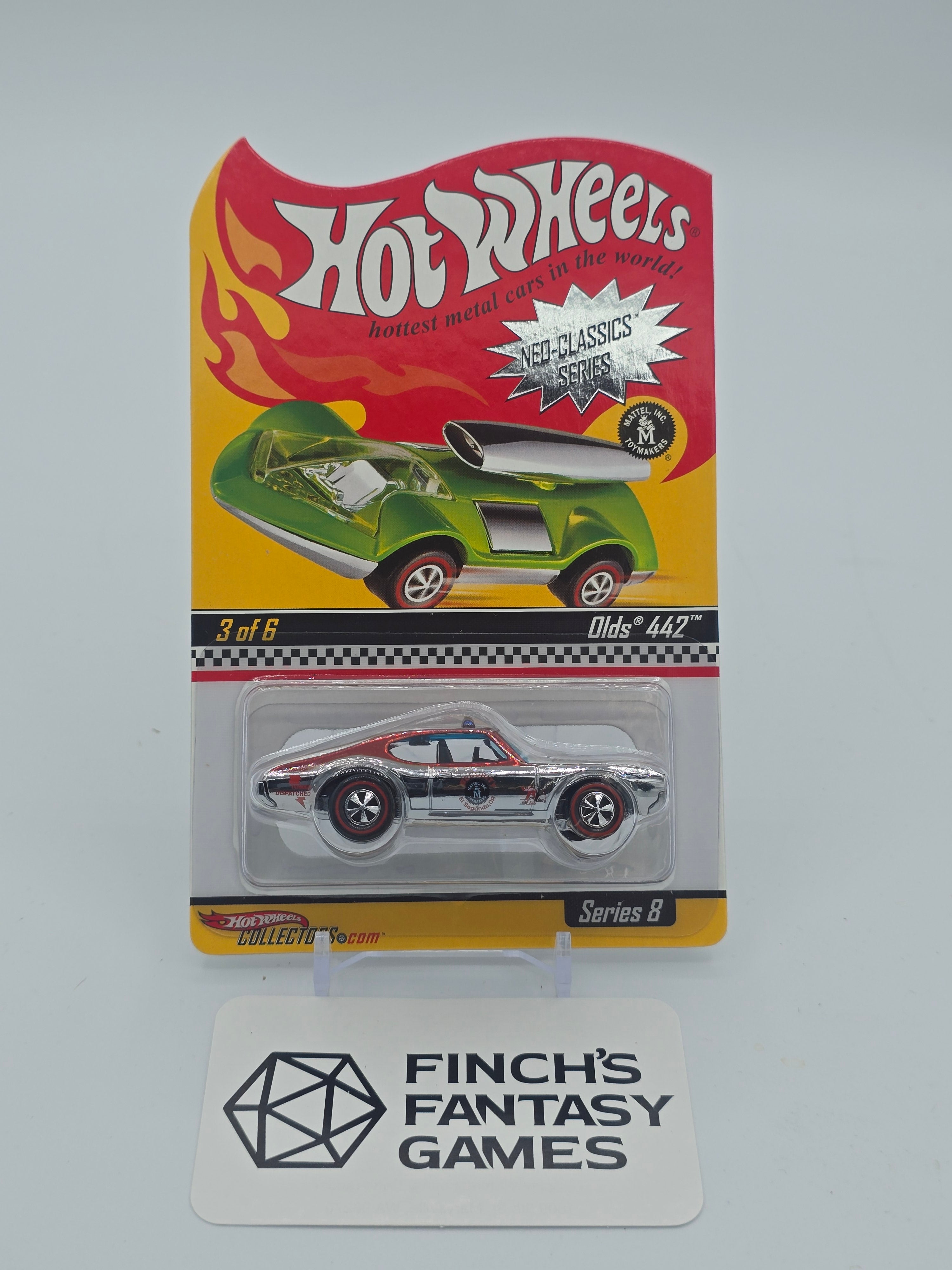 Hot Wheels Red Line Club (RLC) Neo-Classics Series 8 Olds 442 Limited #7672/10000