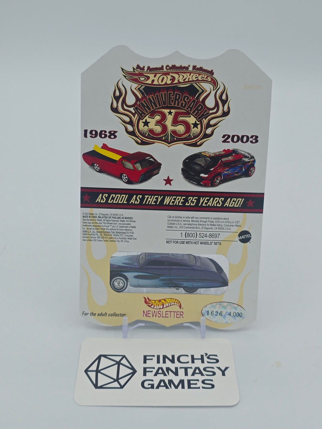 Hot Wheels 3rd Annual Collectors Nationals Purple Passion 2003 Limited #1626/4000