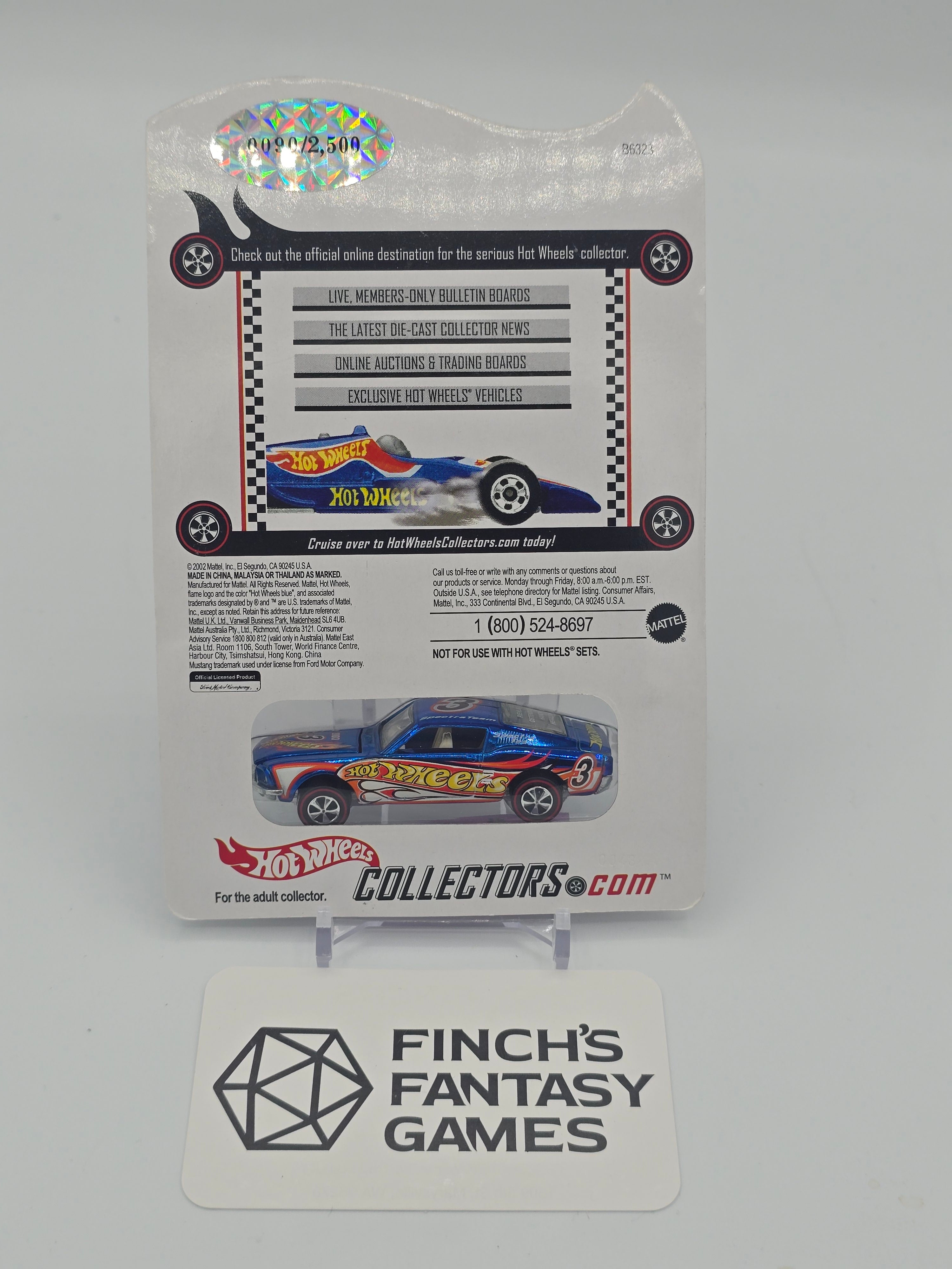Hot Wheels RLC Ed Watts Racing Series Mustang Limited #0090/2500 *Low Number