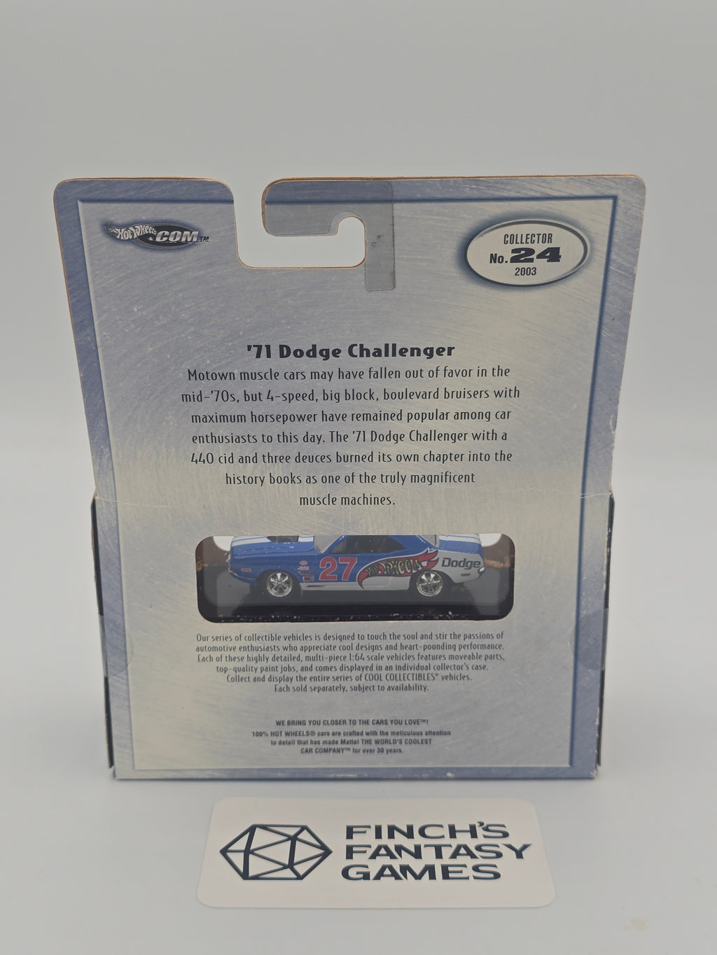 Hot Wheels '71 Dodge Challenger (Collector #24)