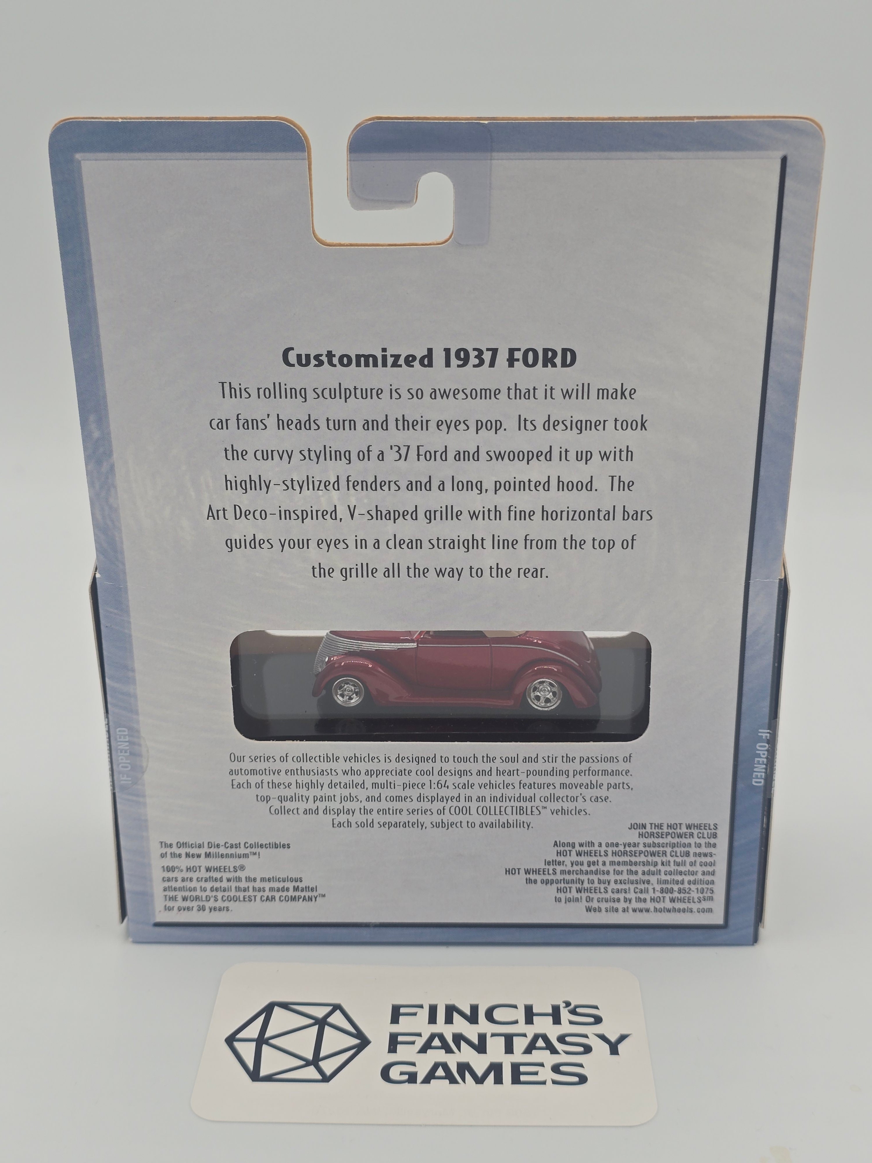 Hot Wheels Customized 1937 Ford