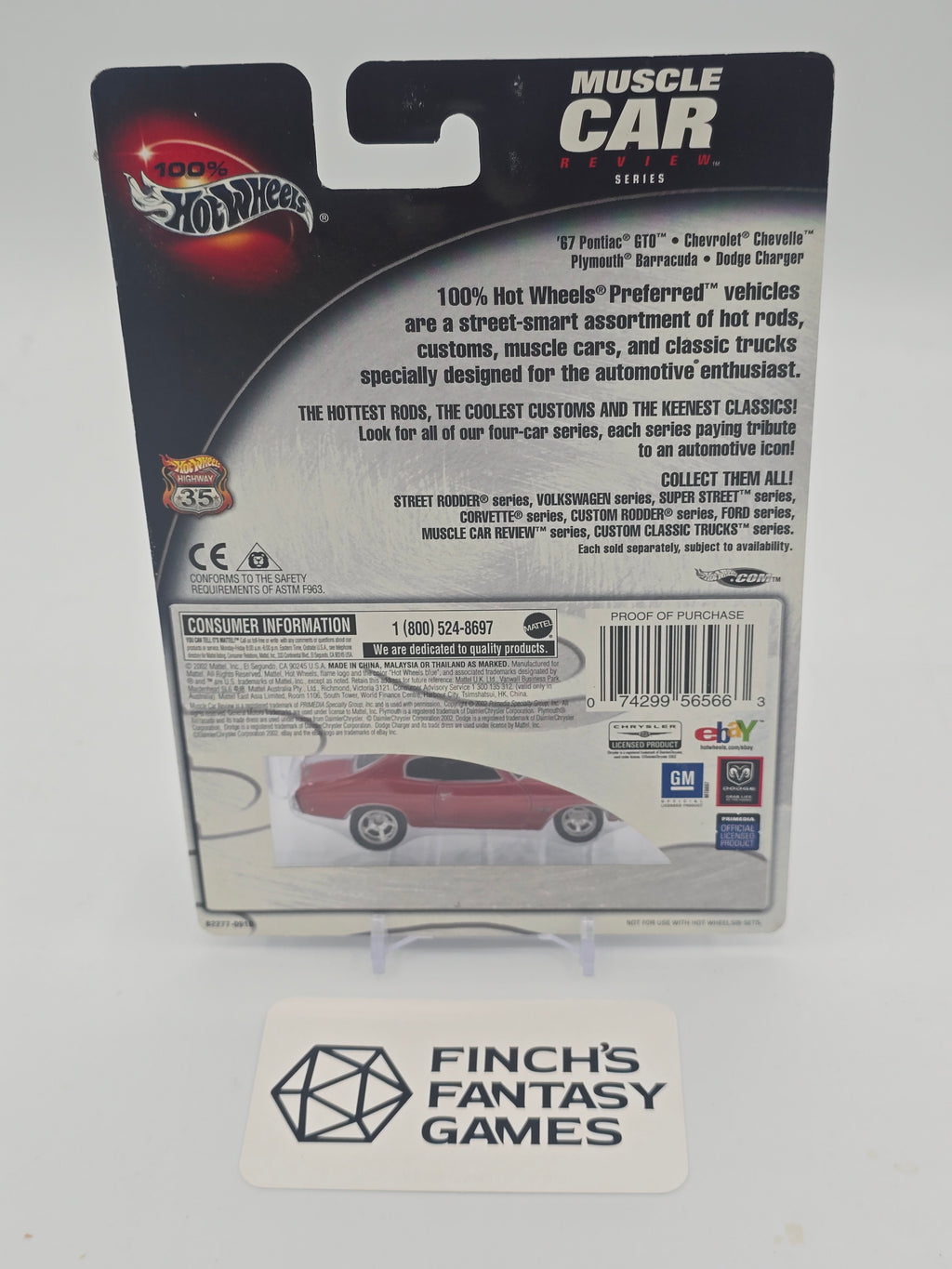 Hot Wheels Muscle Car Review Series Chevrolet Chevelle SS