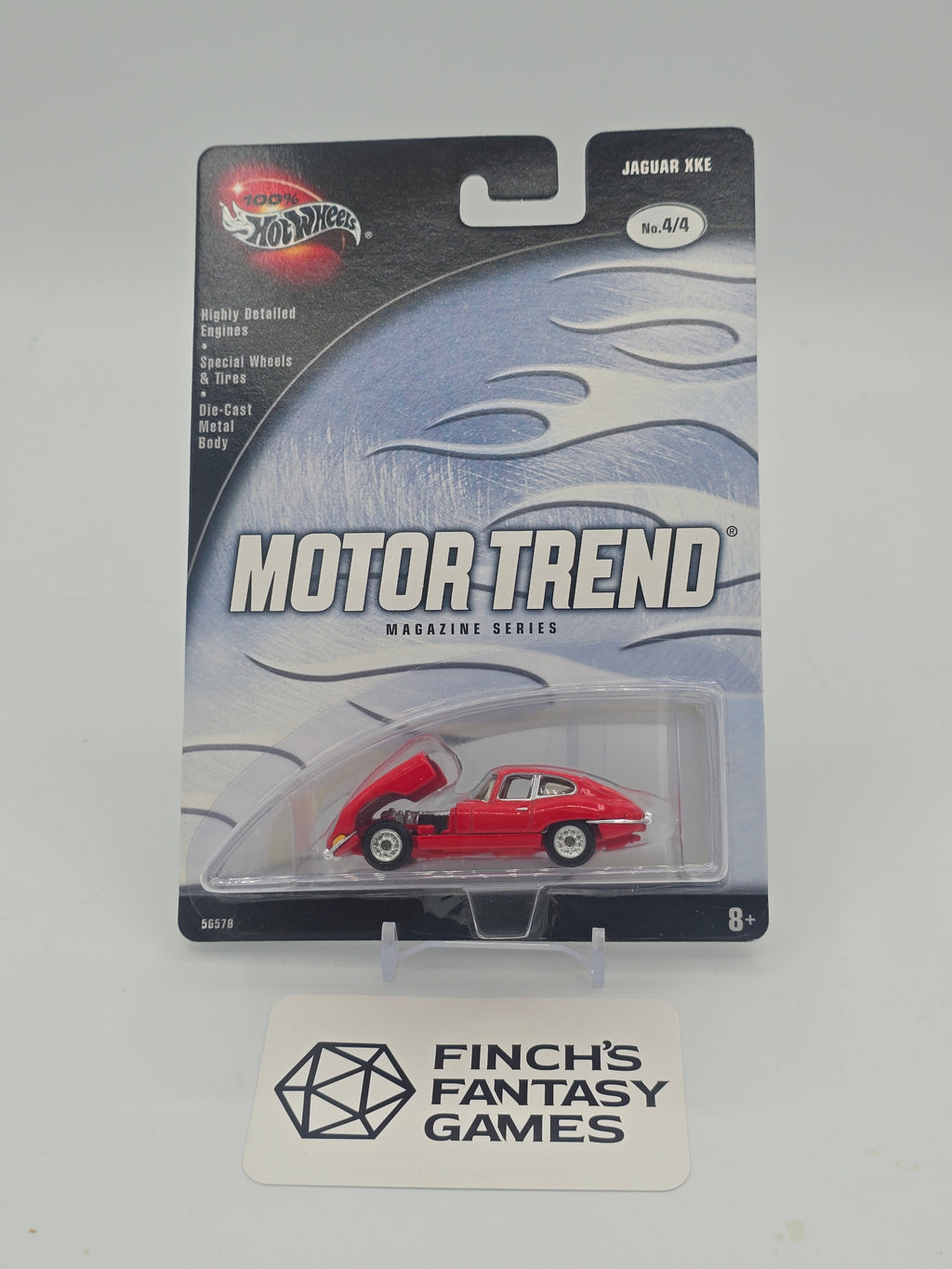 Hot Wheels Motor Trend Magazine Series #4 Jaguar XKE 2002