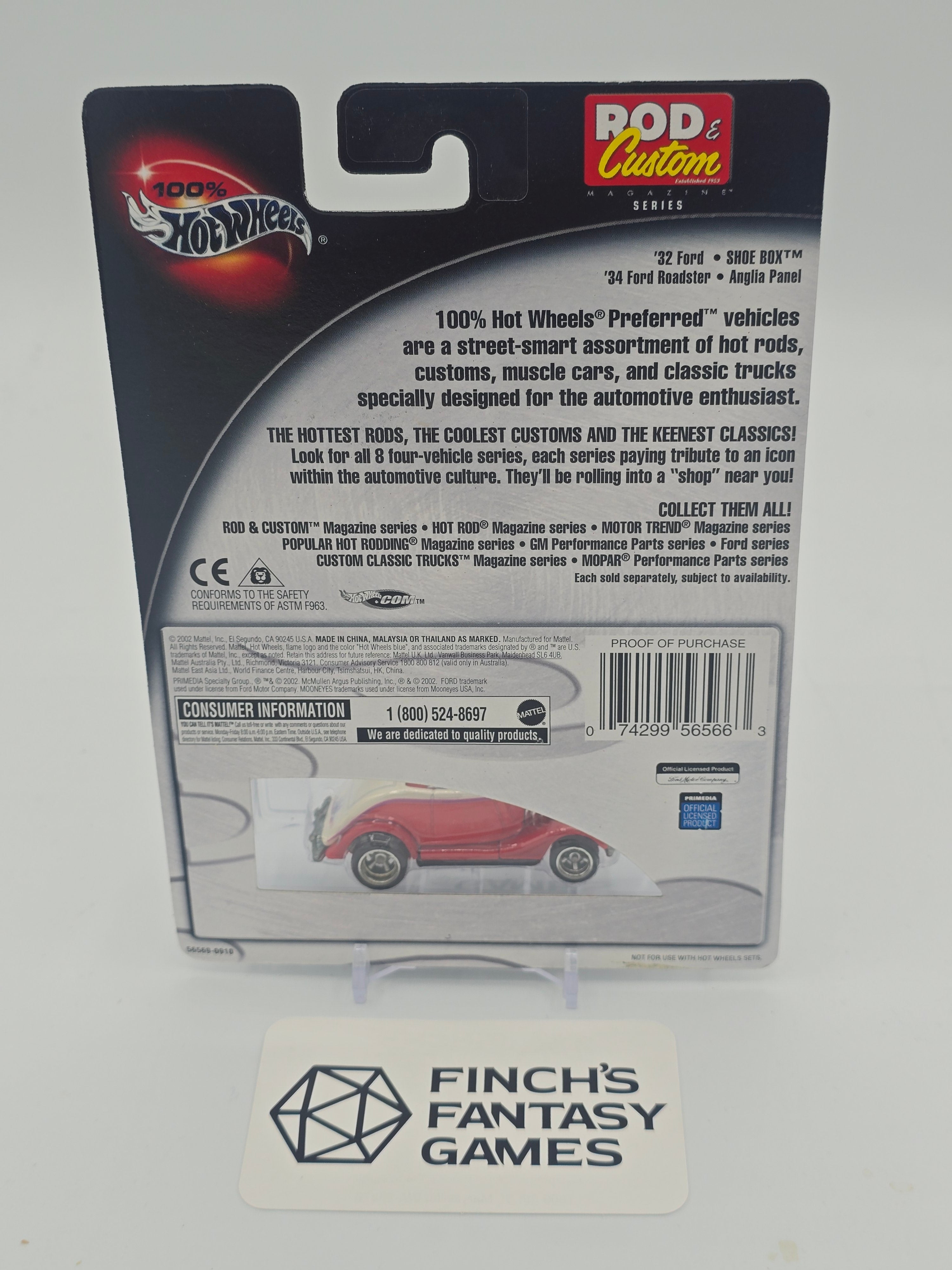 Hot Wheels Rod & Custom Magazine '34 Ford Roadster (No. 3/4) 2002