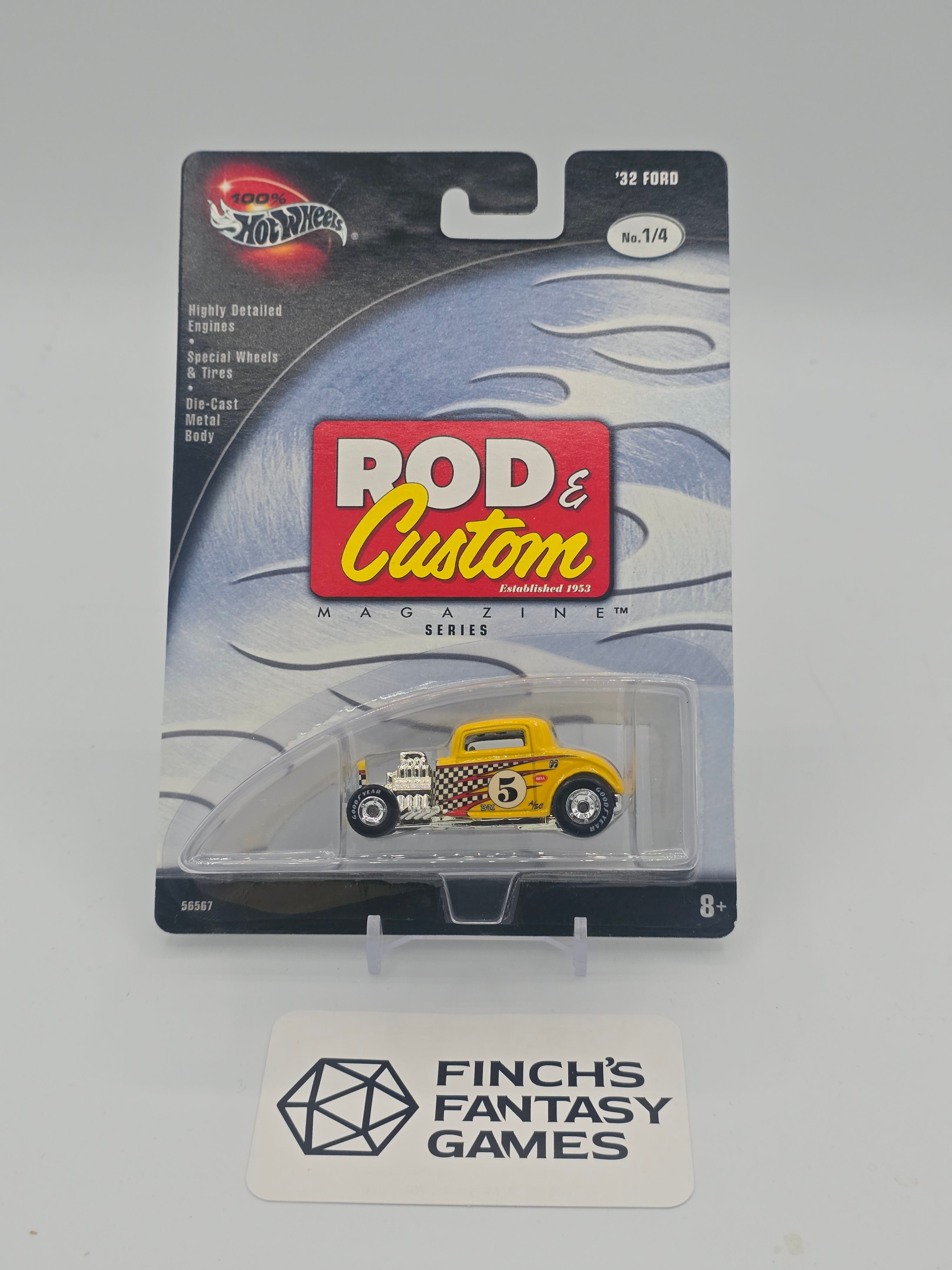 Hot Wheels Rod &amp; Custom Magazine Series #1 '32 Ford 2002