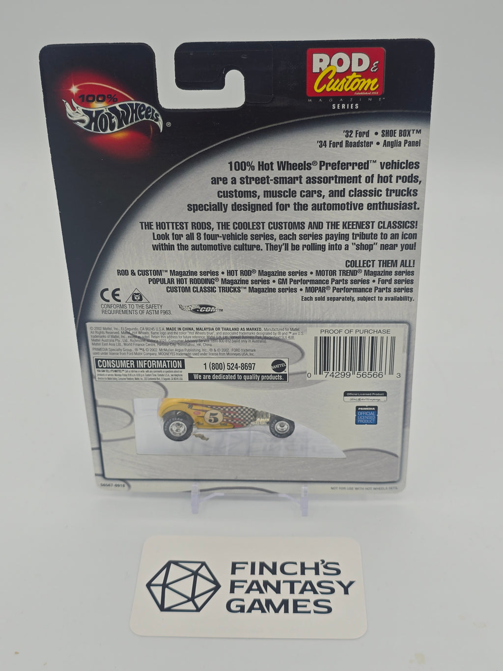 Hot Wheels Rod &amp; Custom Magazine Series #1 '32 Ford 2002