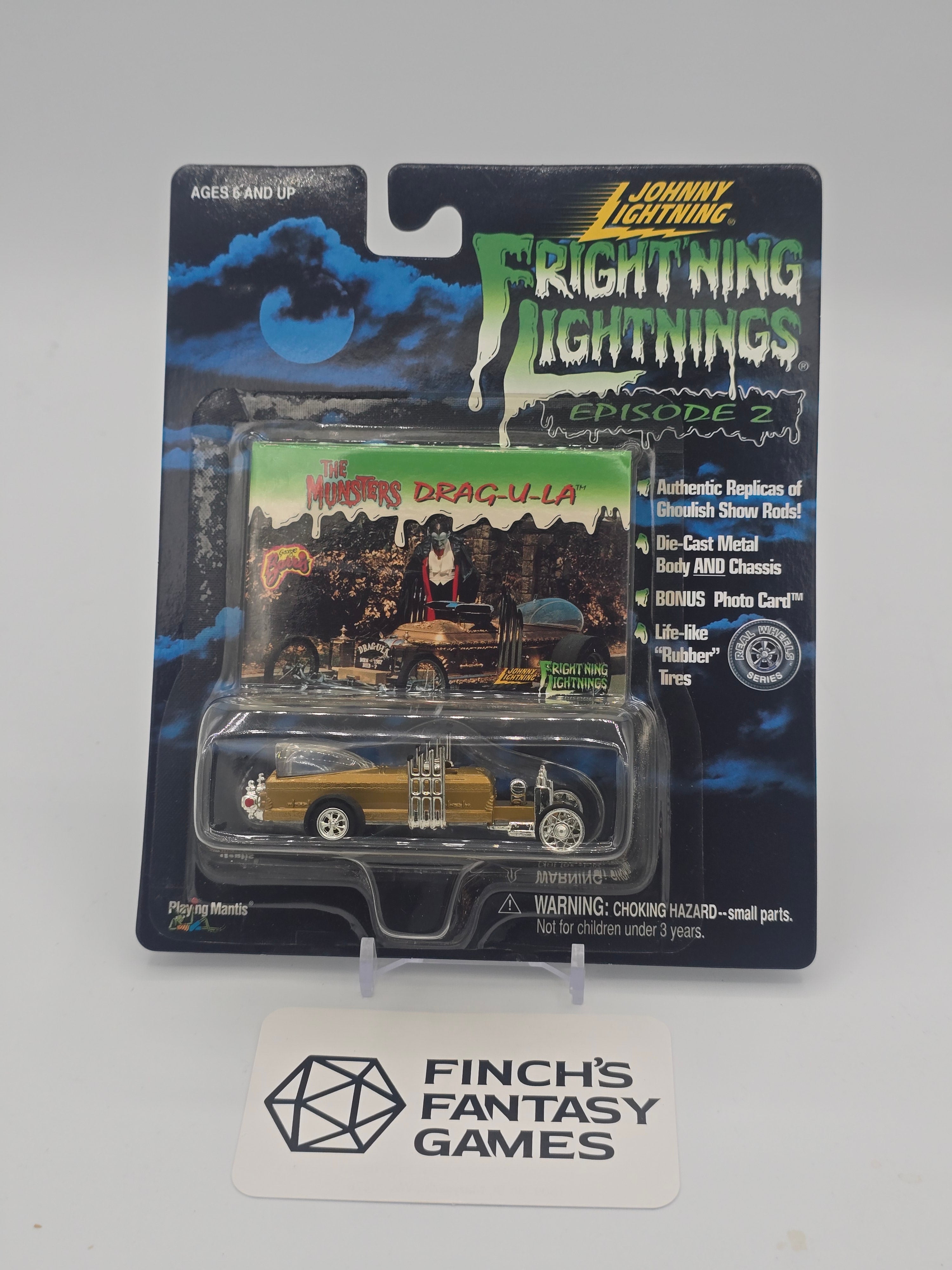 Johnny Lightning "Fright'ning Lightnings" Episode 2: The Munsters Drag-U-La 1999