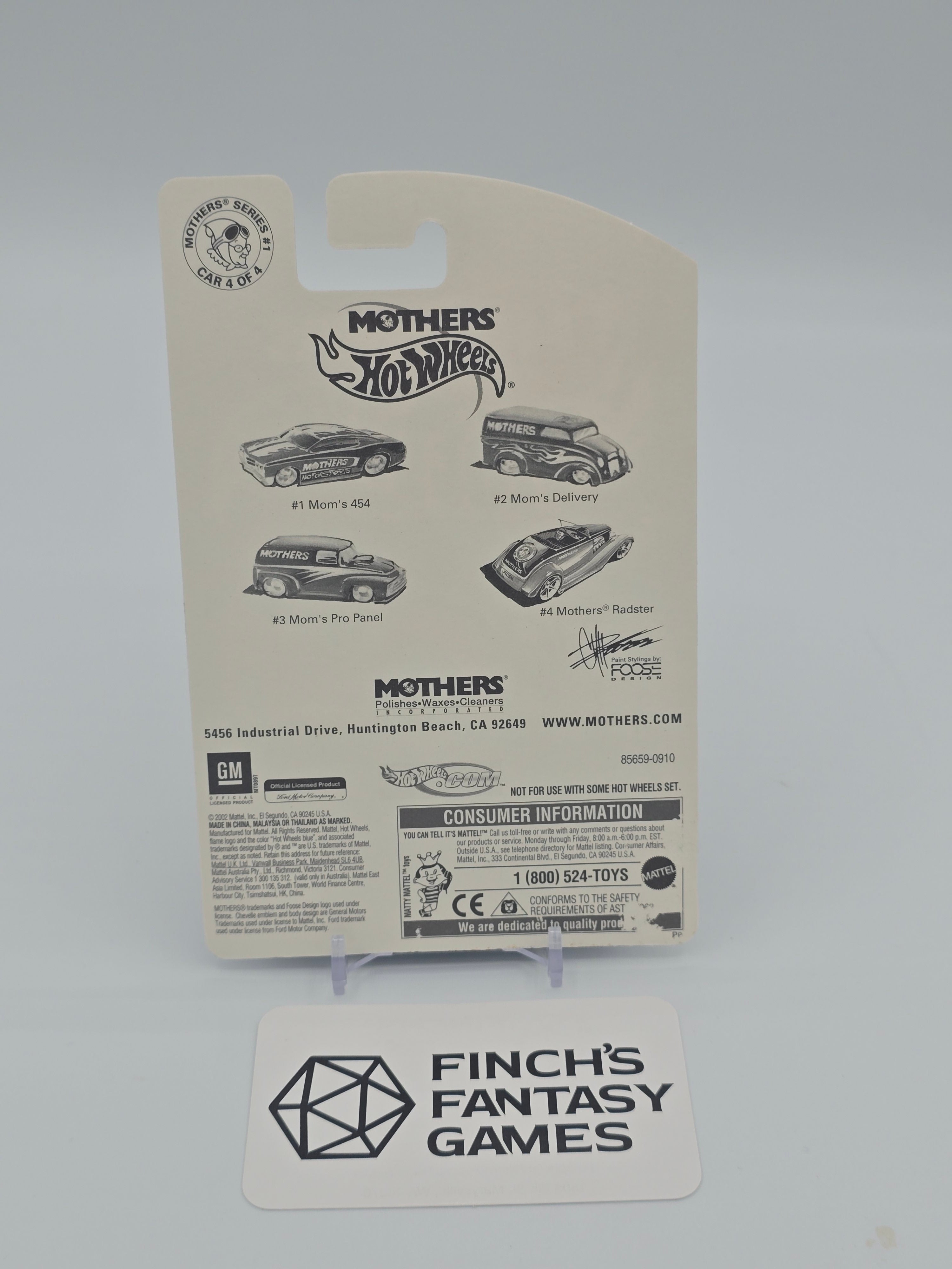 Hot Wheels "Mothers" Series #4 Radster 2002