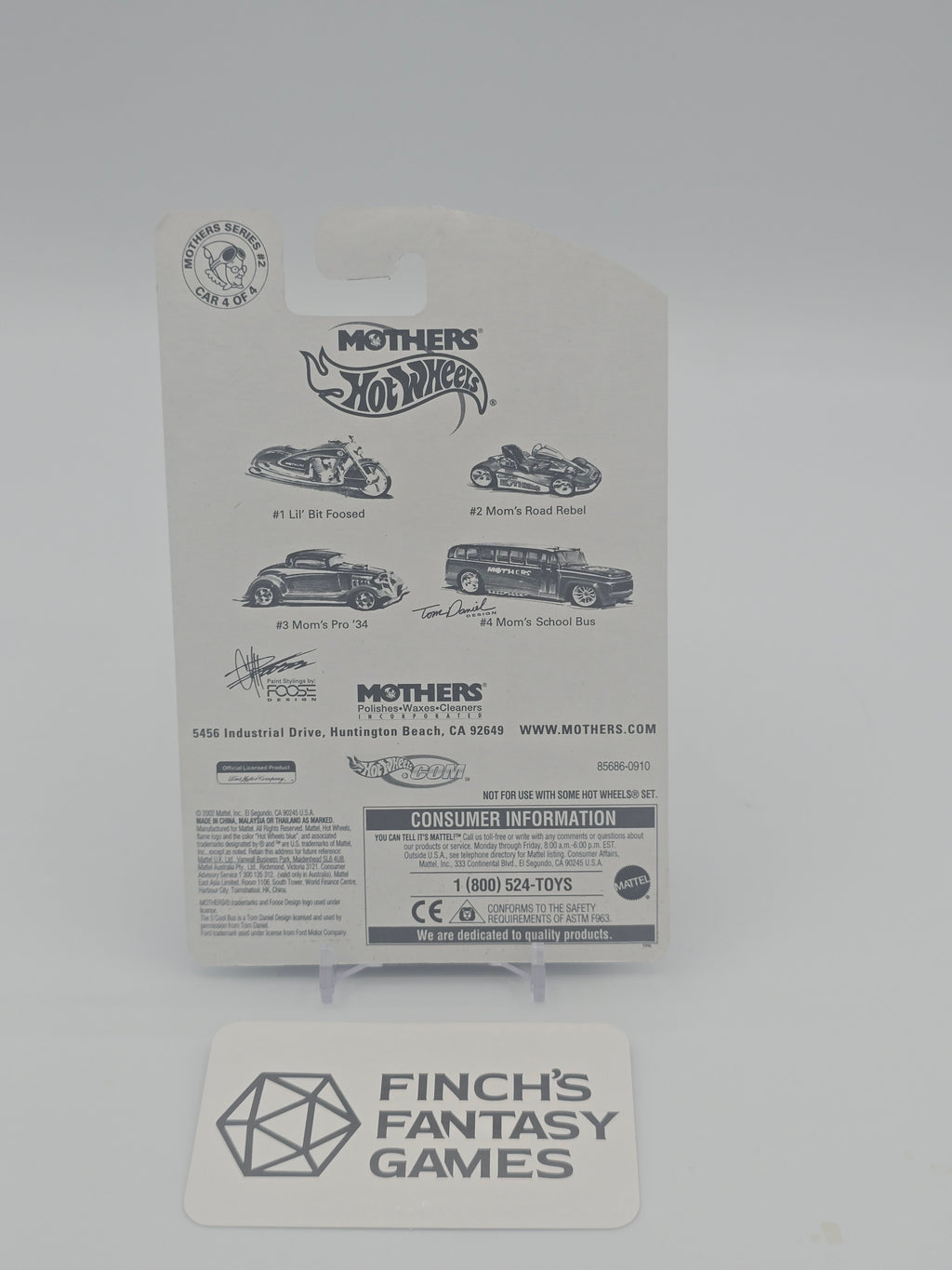 Hot Wheels Mothers Series #4/4 "Mom's School Bus" 2002