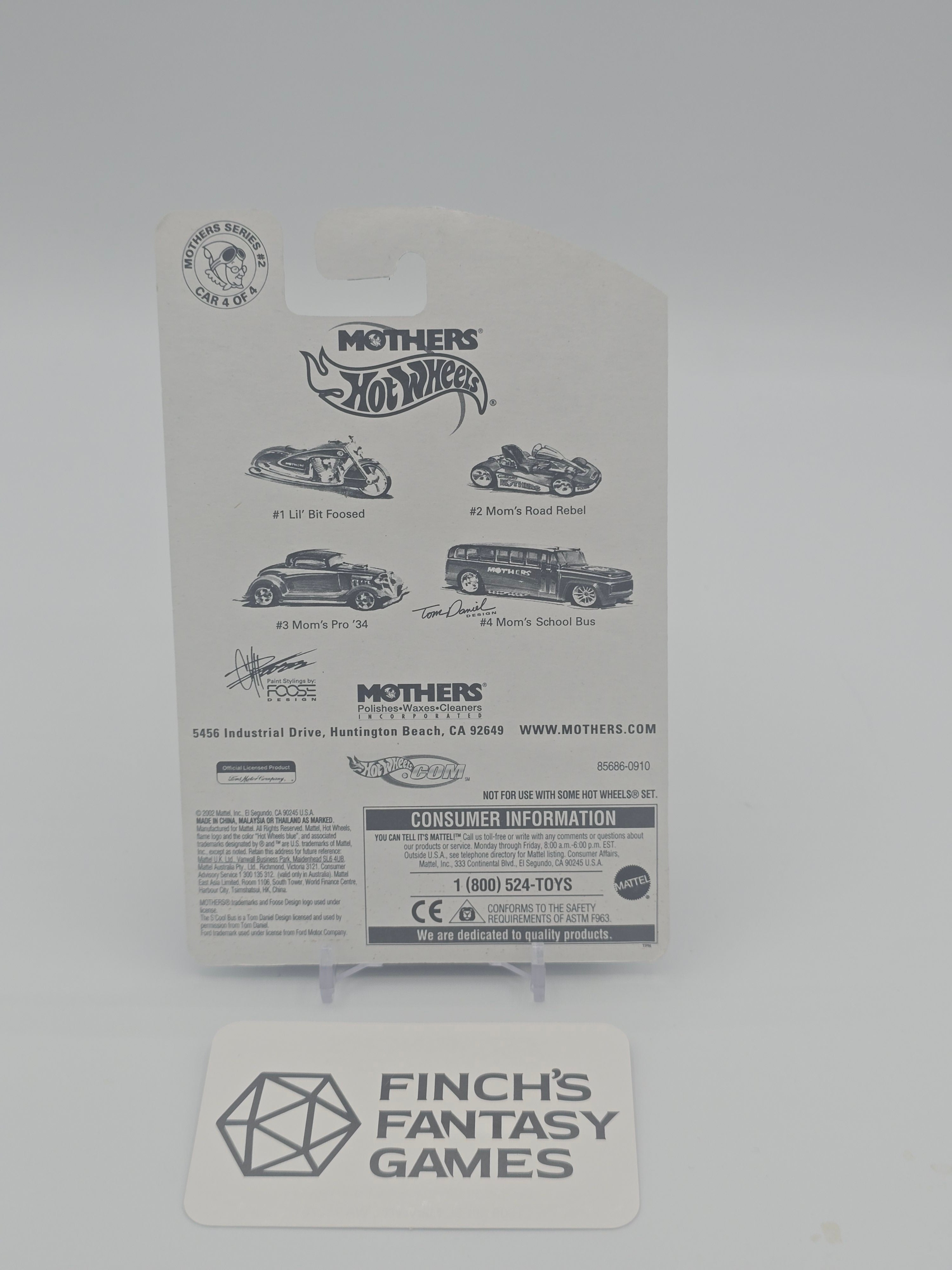 Hot Wheels Mothers Series #4/4 "Mom's School Bus" 2002