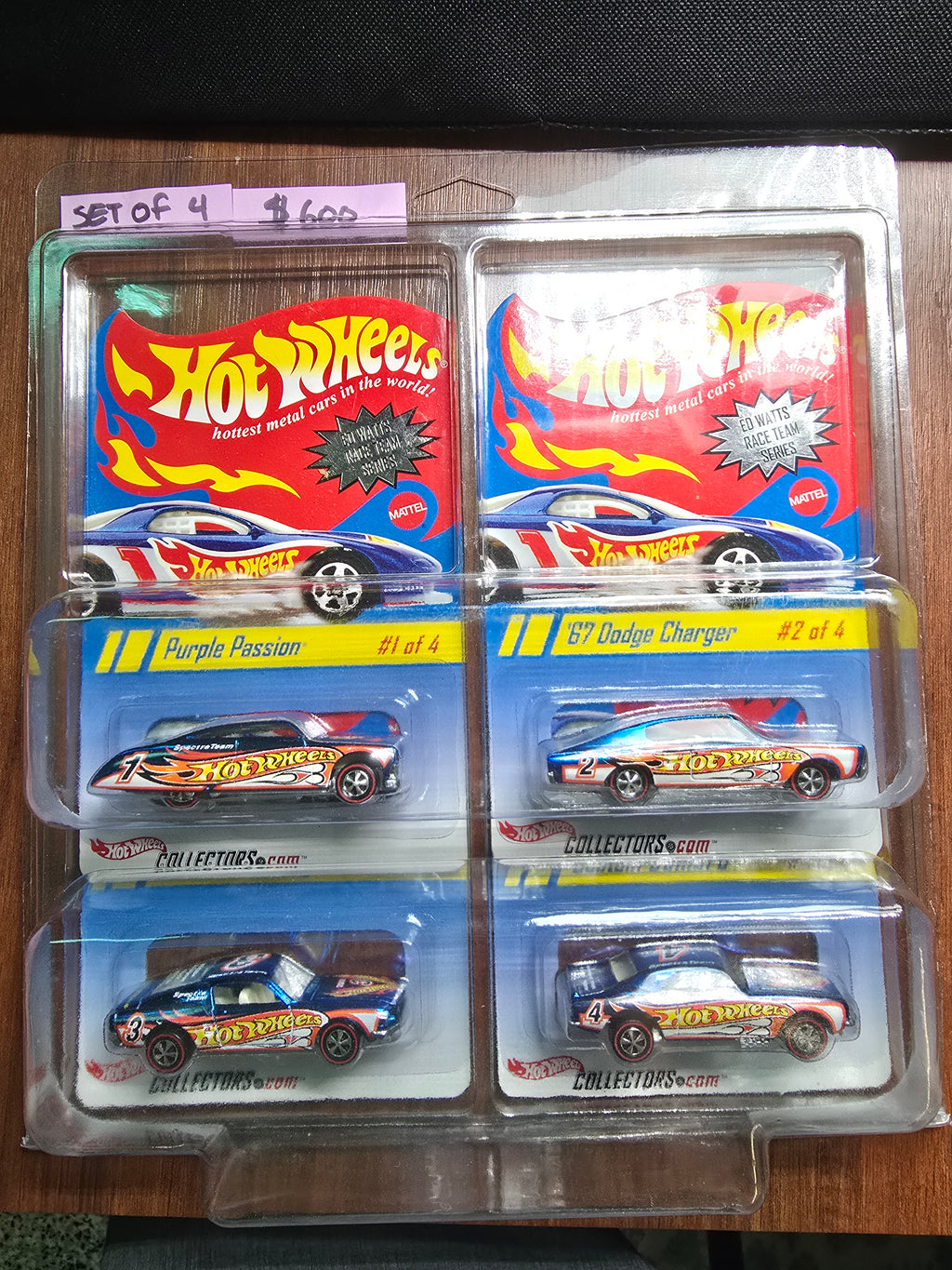 Hot Wheels Ed Watts Race Team Series Set of 4 Limited #1117/2500