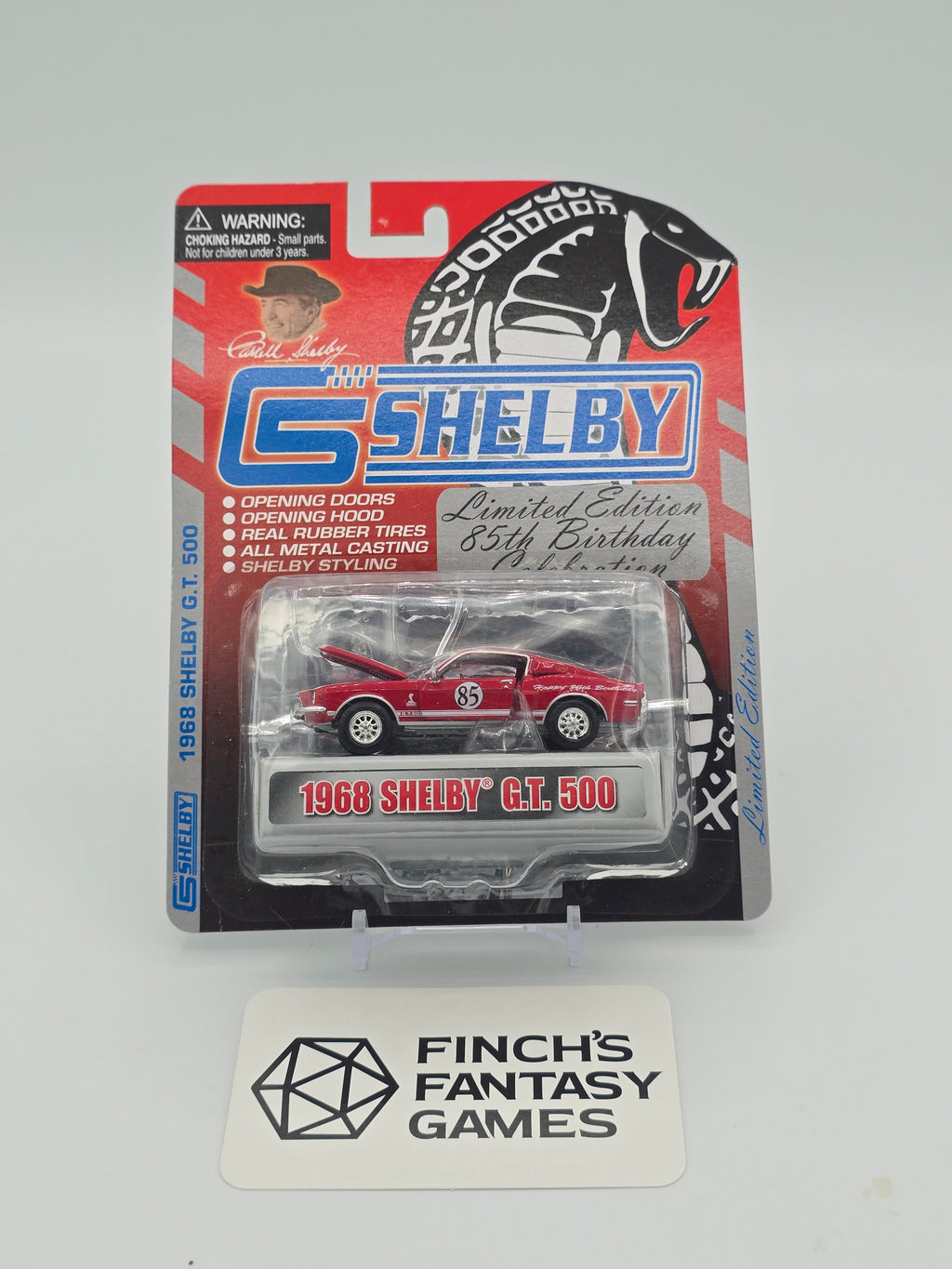 VINTAGE Shelby Collectibles Red 68 Shelby GT 85th Birthday Celebration