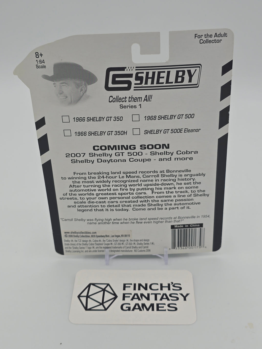 Shelby Collectibles 1:64 scale 1967 Ford Mustang GT500E Eleanor