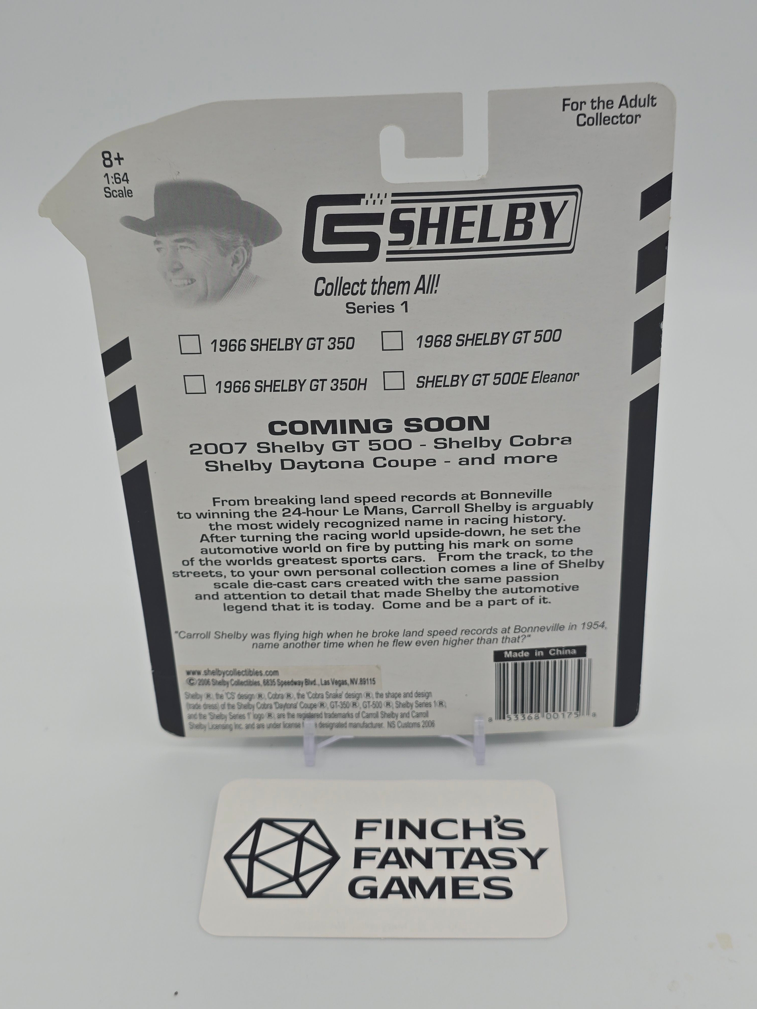 Shelby Collectibles 1:64 scale 1967 Ford Mustang GT500E Eleanor