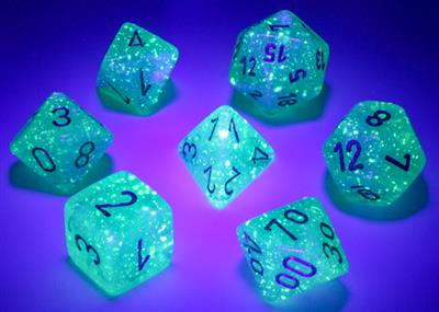 Borealis® Polyhedral Light Green/gold Luminary™ 7-Die Set