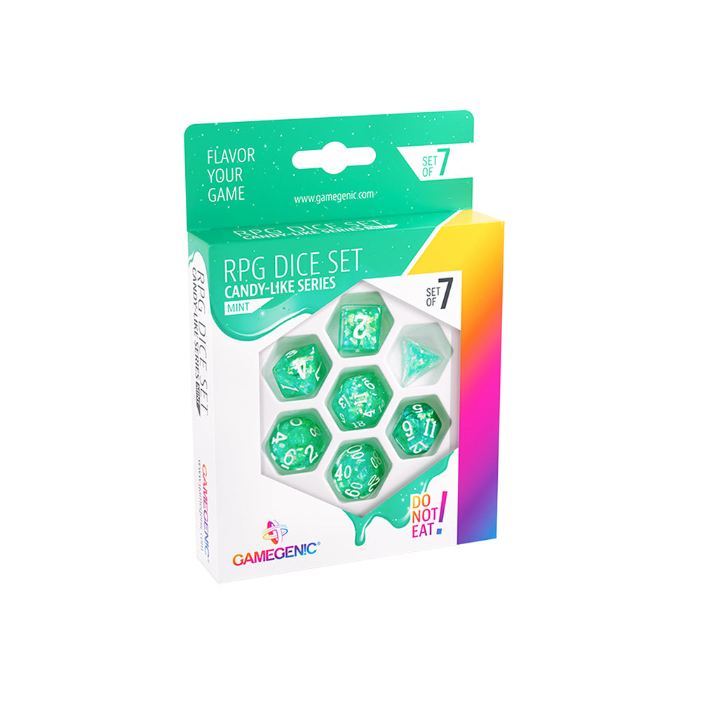 Candy-like Series - Mint - RPG Dice Set (7pcs)
