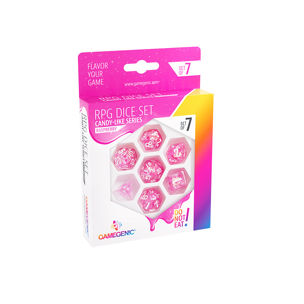 Candy-like Series - Raspberry - RPG Dice Set (7pcs)