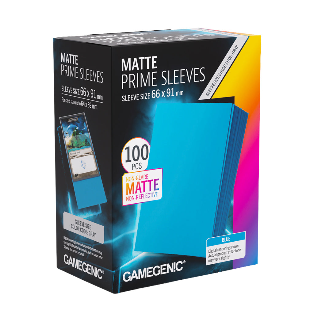Matte Prime Sleeves Blue 66x91
