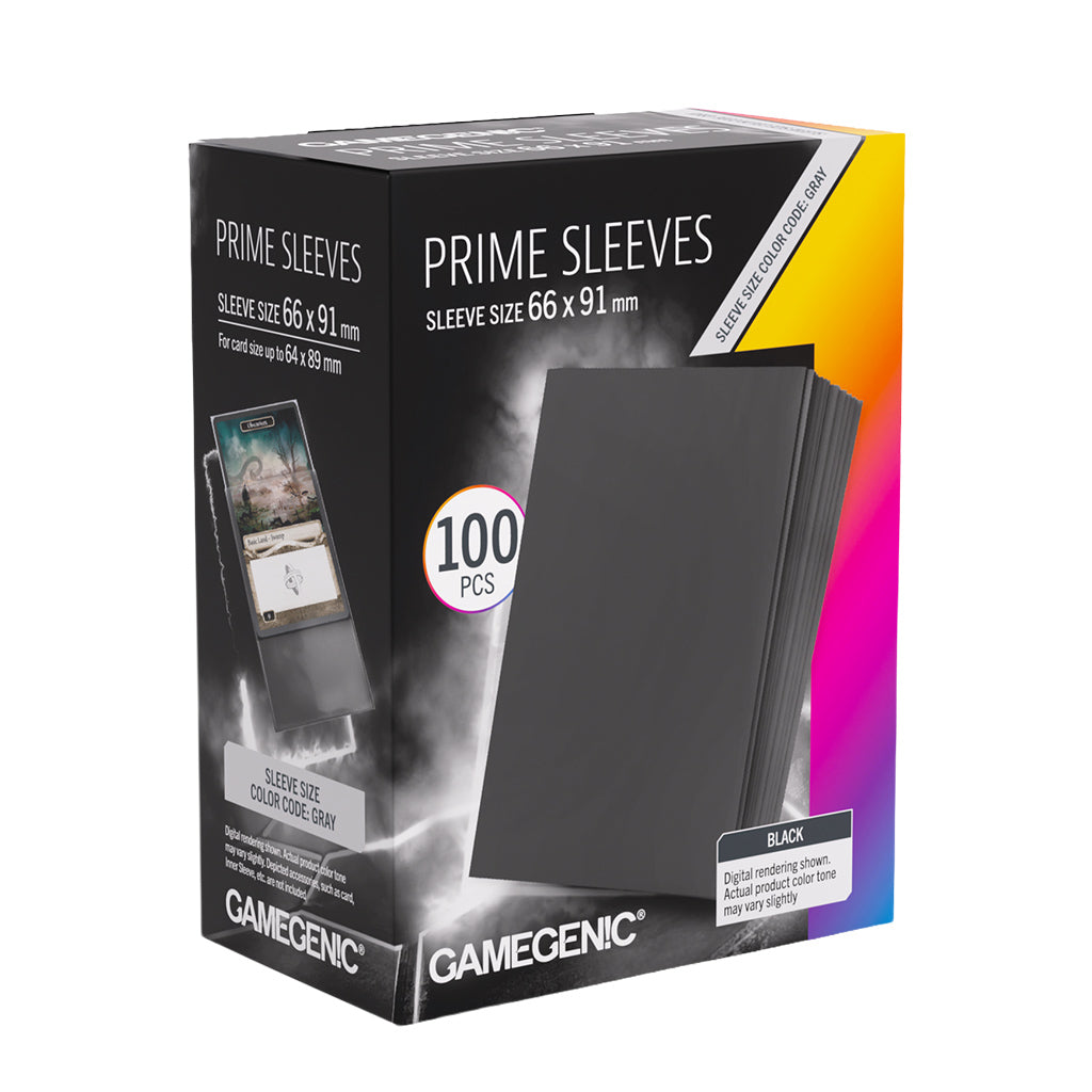 Prime Sleeves Black 66x91