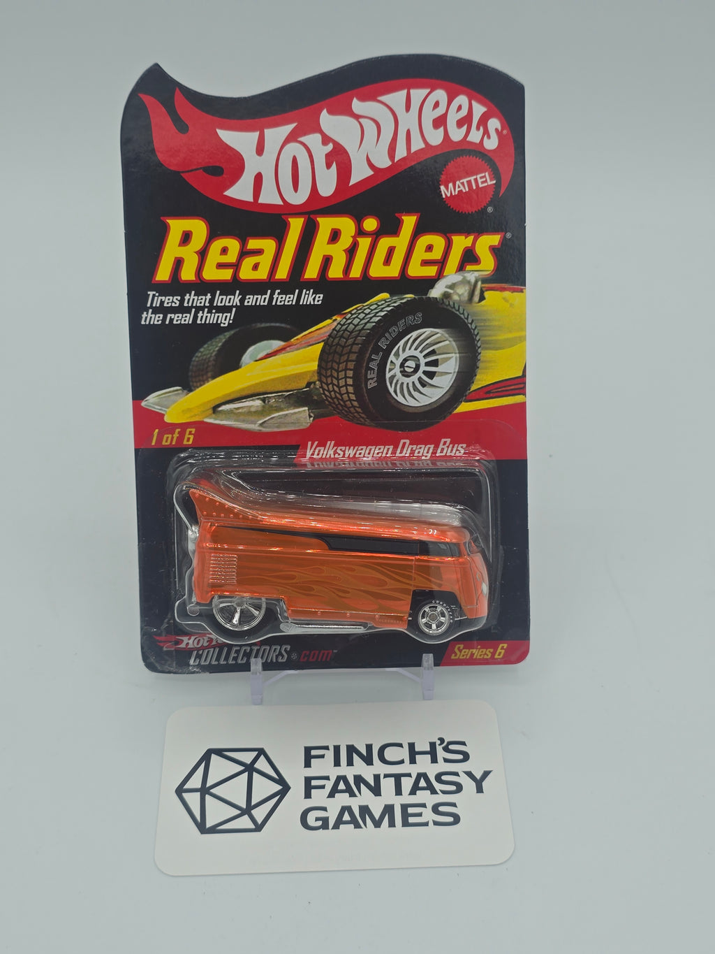 Hot Wheels Volkswagen Drag Bus Real Riders Series 6. #3678/11,000 RLC Red Line