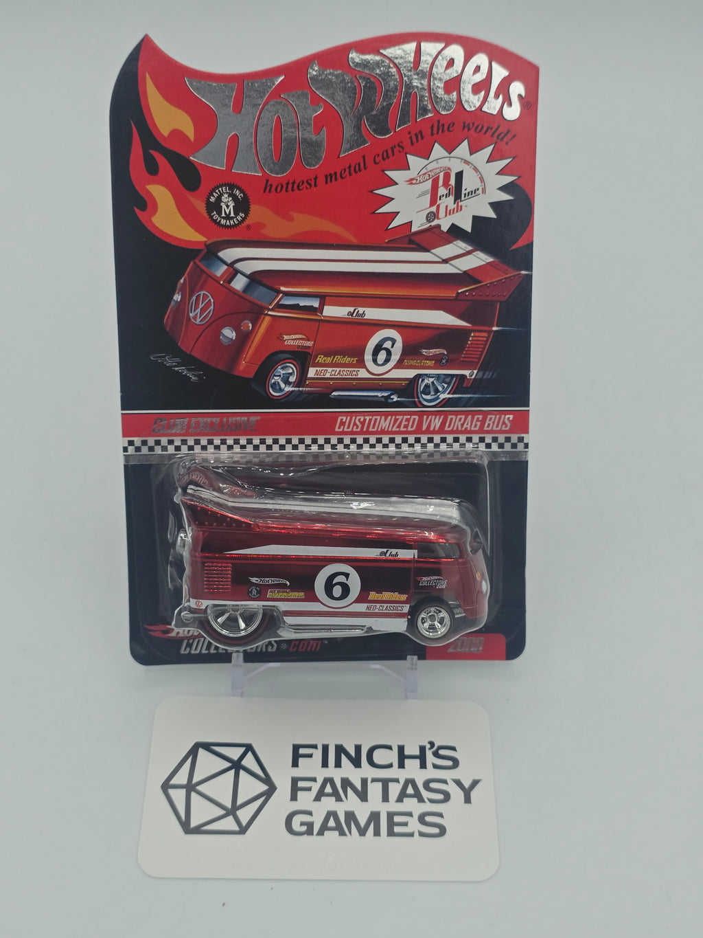 Hot Wheels Red Line Club Customized VW Drag Bus 2006 Club Exclusive Edition