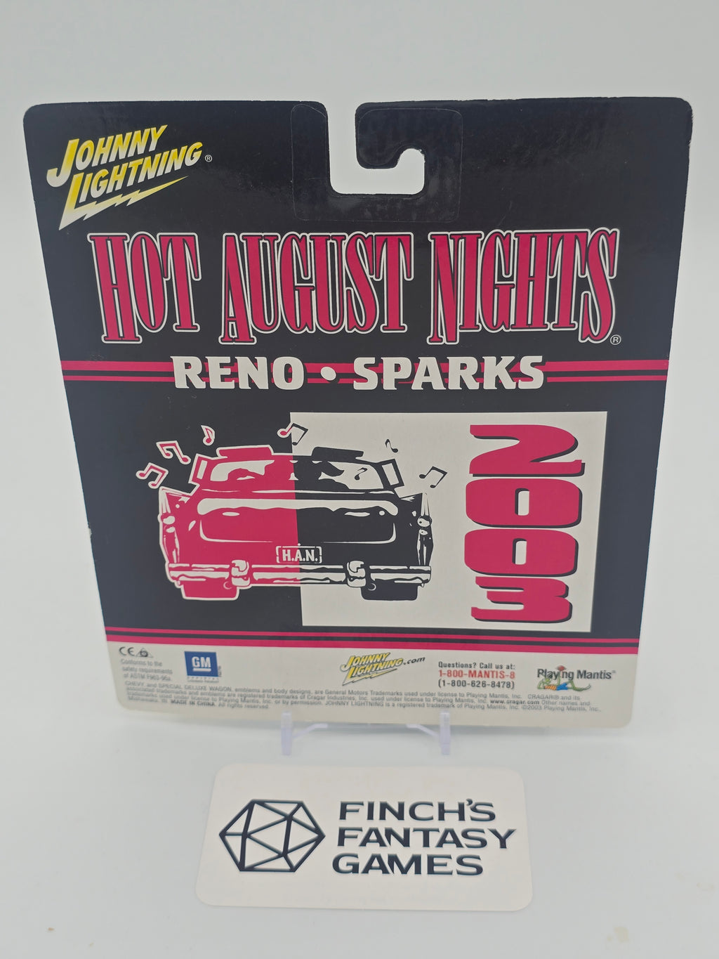 Johnny Lightning 1:64 scale die-cast 1941 Chevy Woody Hot August Nights 2003 3rd Edition series
