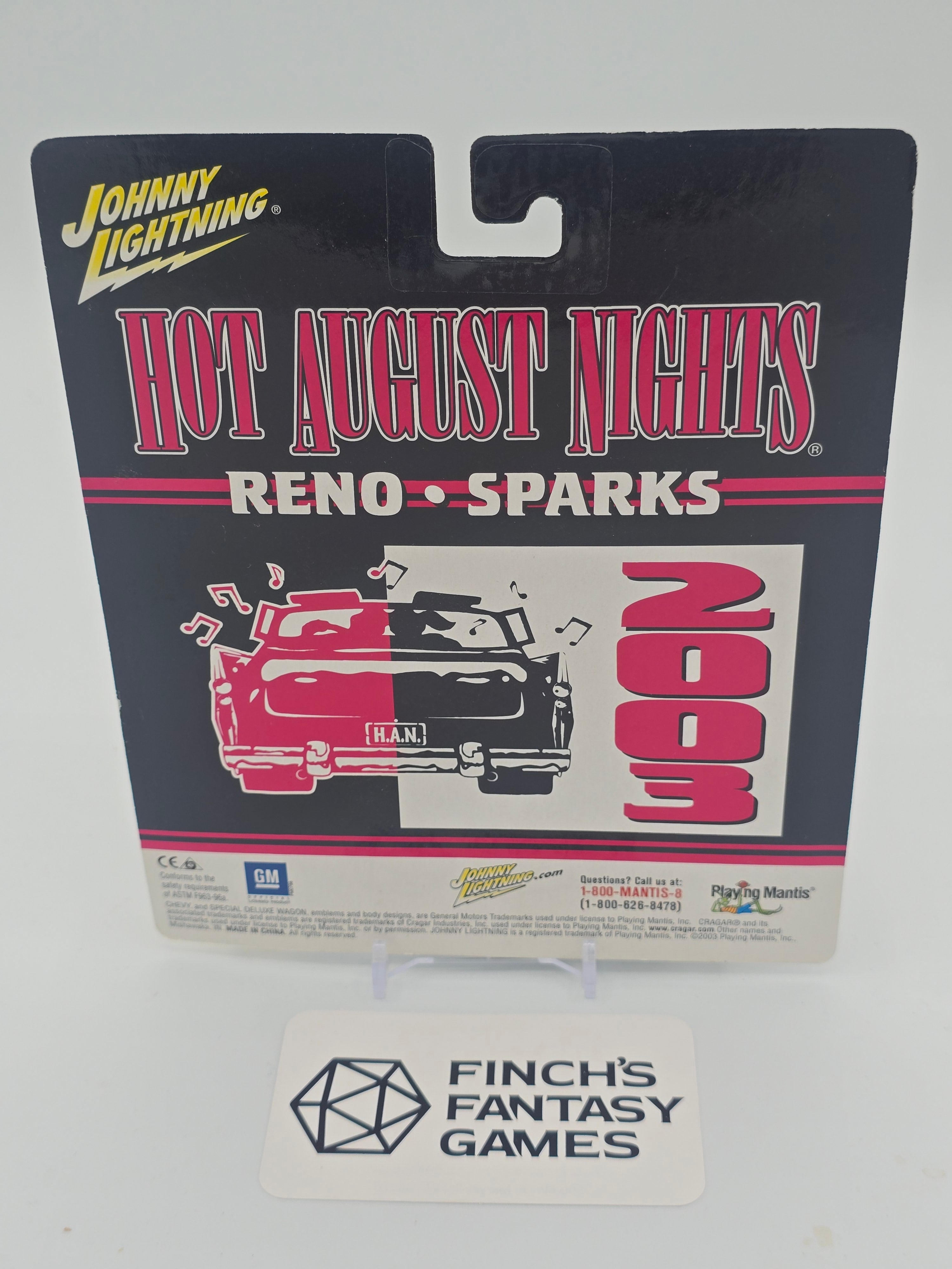Johnny Lightning 1:64 scale die-cast 1941 Chevy Woody Hot August Nights 2003 3rd Edition series
