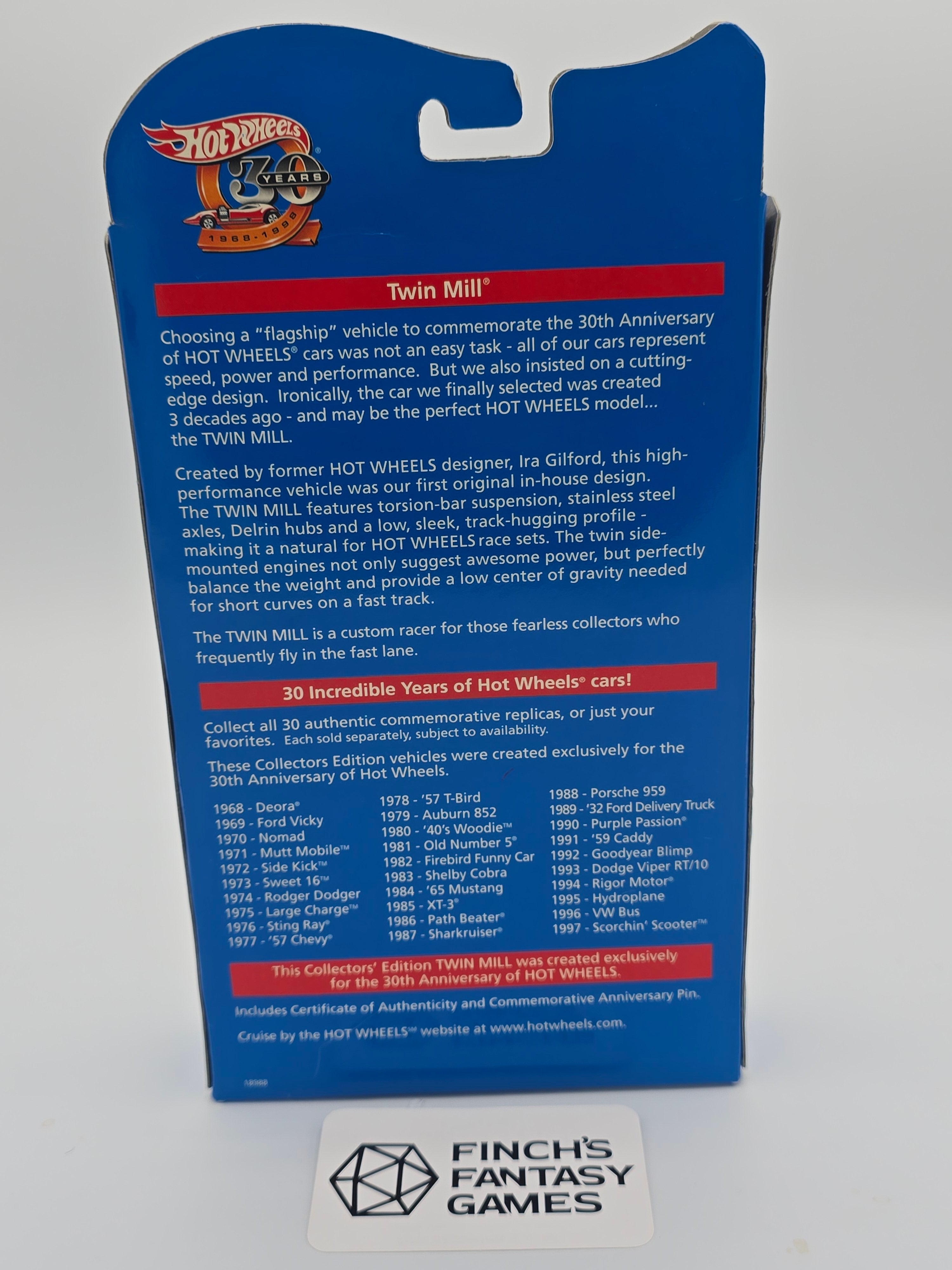 Hot Wheels 30th Anniversary 1969 Commemorative Replica Twin Mill