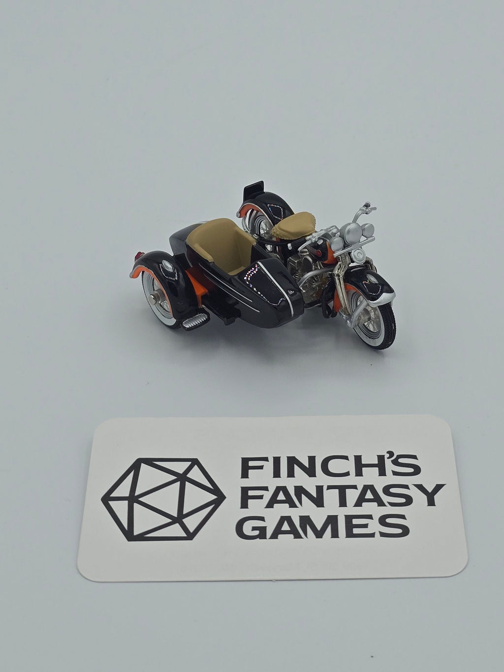Hot Wheels 1948 Harley-Davidson Panhead with Sidecar, Red Line Club exclusive.
