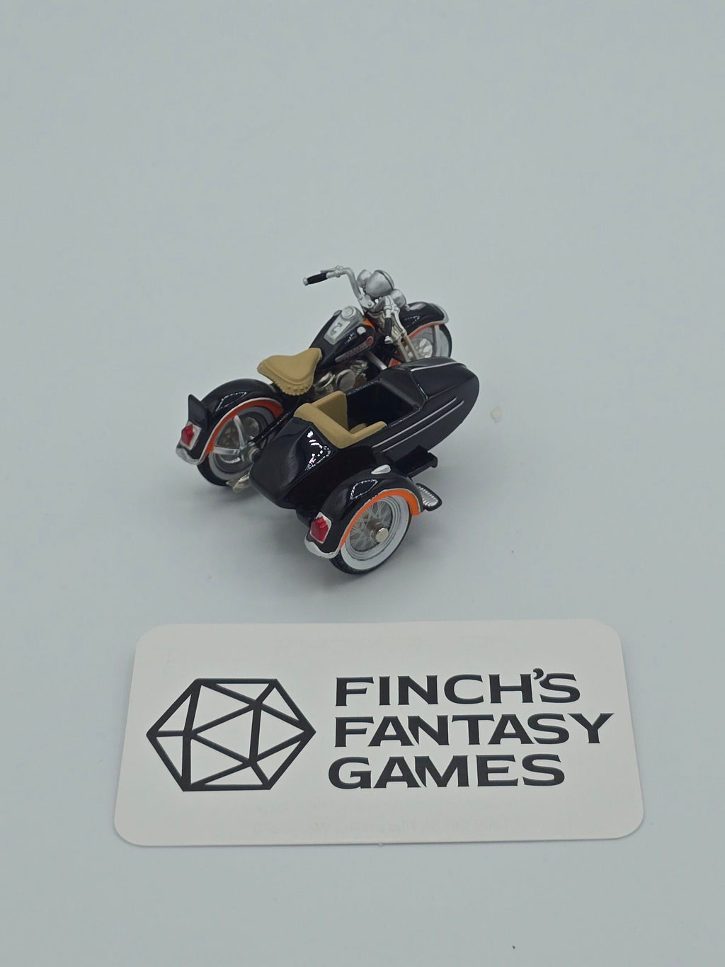 Hot Wheels 1948 Harley-Davidson Panhead with Sidecar, Red Line Club exclusive.