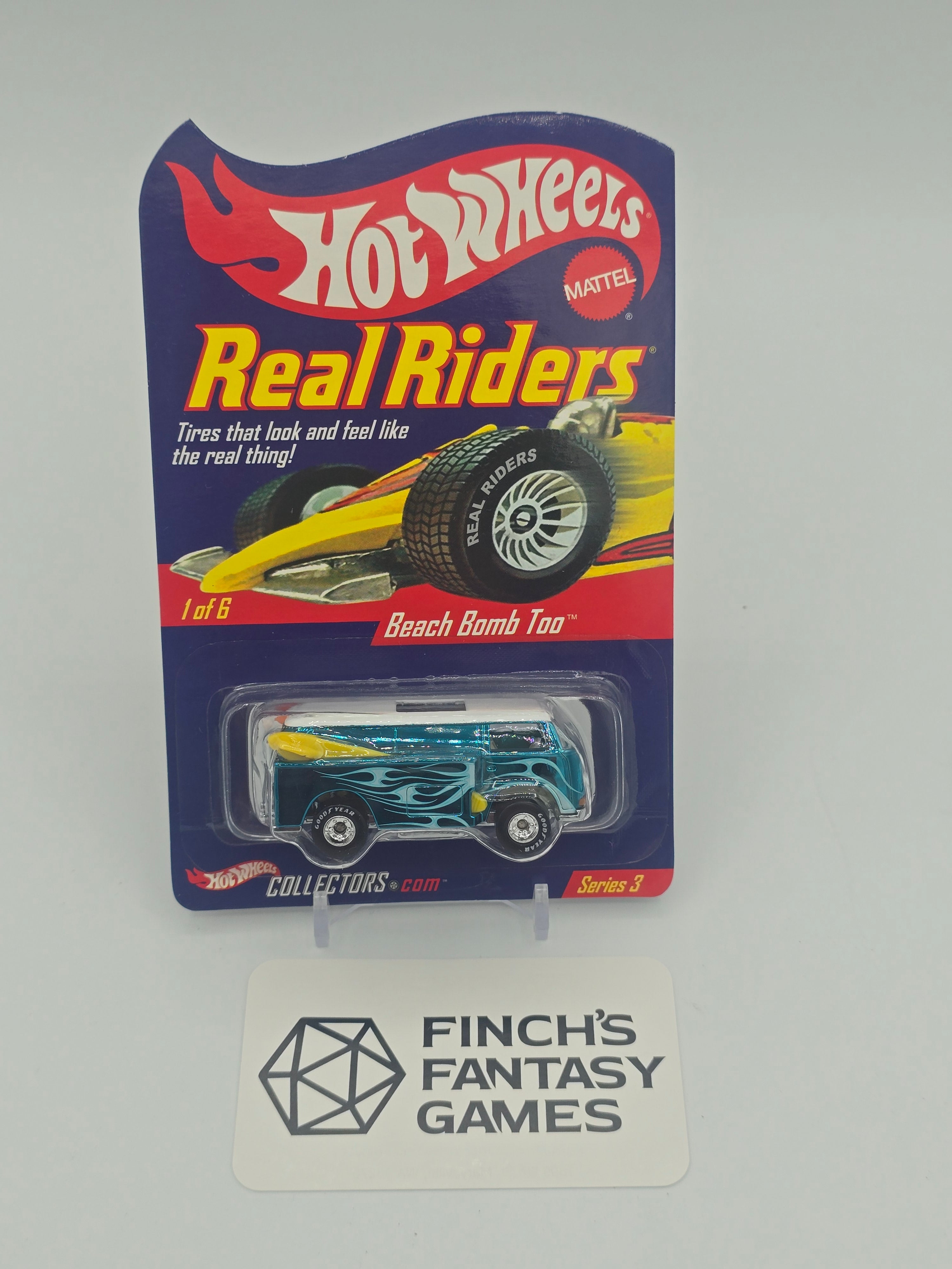 Hot Wheels RLC Real Riders Beach Bomb Too #6007/10500 Aqua Series 3 1 of 6 2004