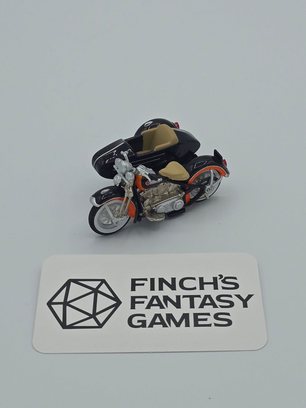 Hot Wheels 1948 Harley-Davidson Panhead with Sidecar, Red Line Club exclusive.