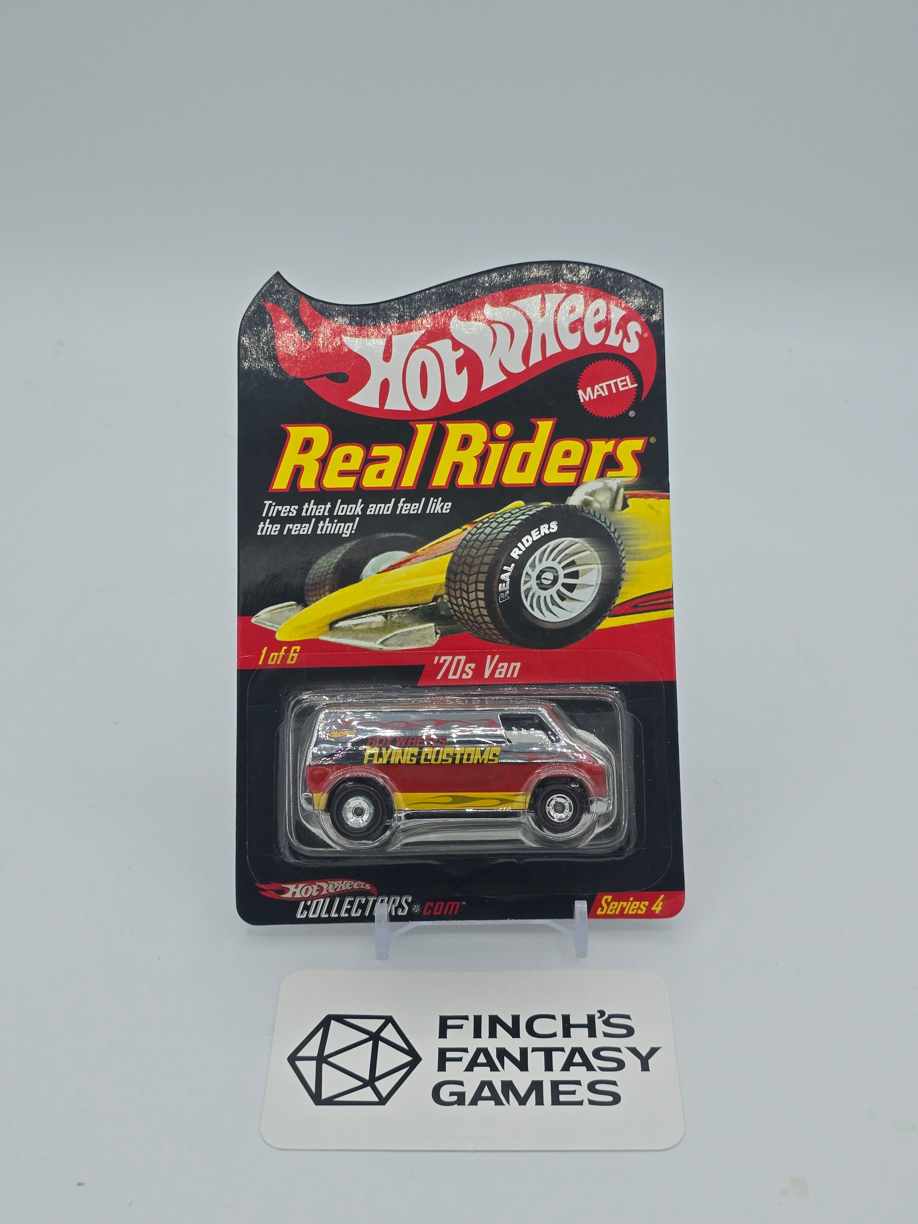Hot Wheels Real Riders Series 4 '70s Van (Flying Customs)2005 Limited #10874/11000