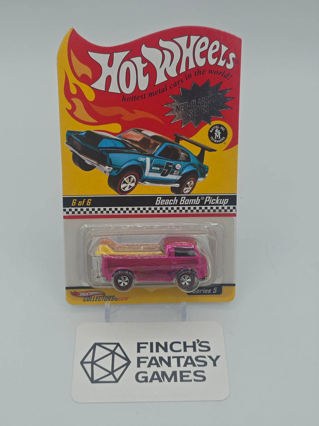 Hot Wheels ~ Beach Bomb Pickup ~ RLC Car ~ Neo-Classics ~ Pink 1828/11000