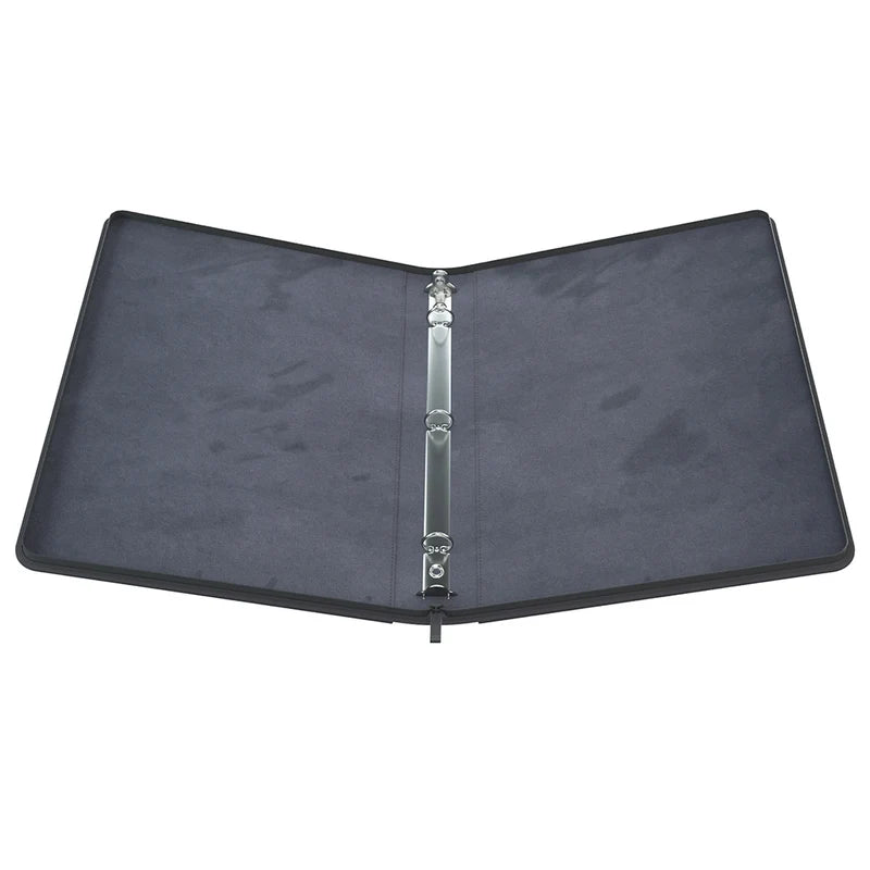 Zip-Up Ring-Binder Slim: Black